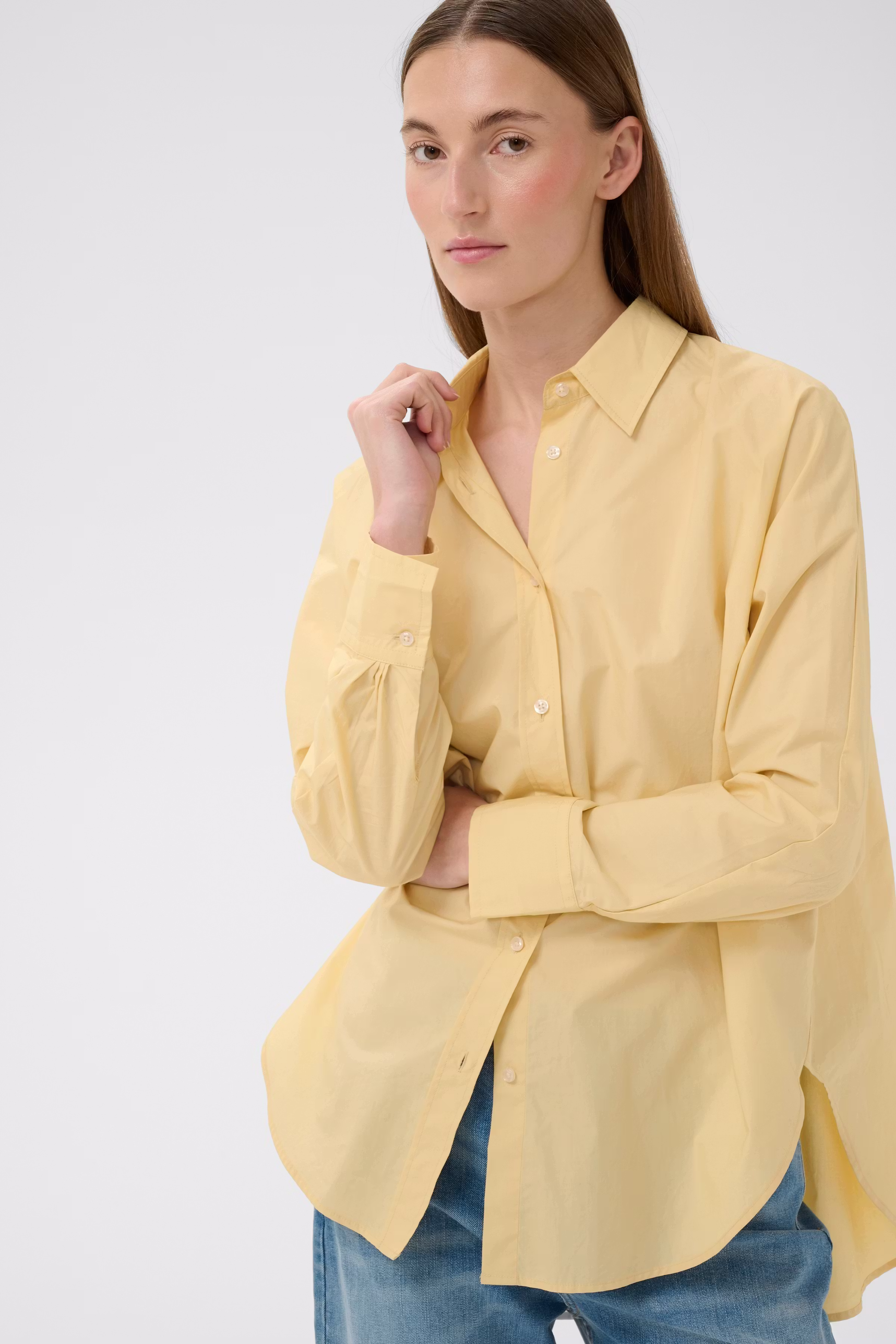 LELOIW Oversize Poplin Hemd LOOKBOOK DETAIL 30112345-130916