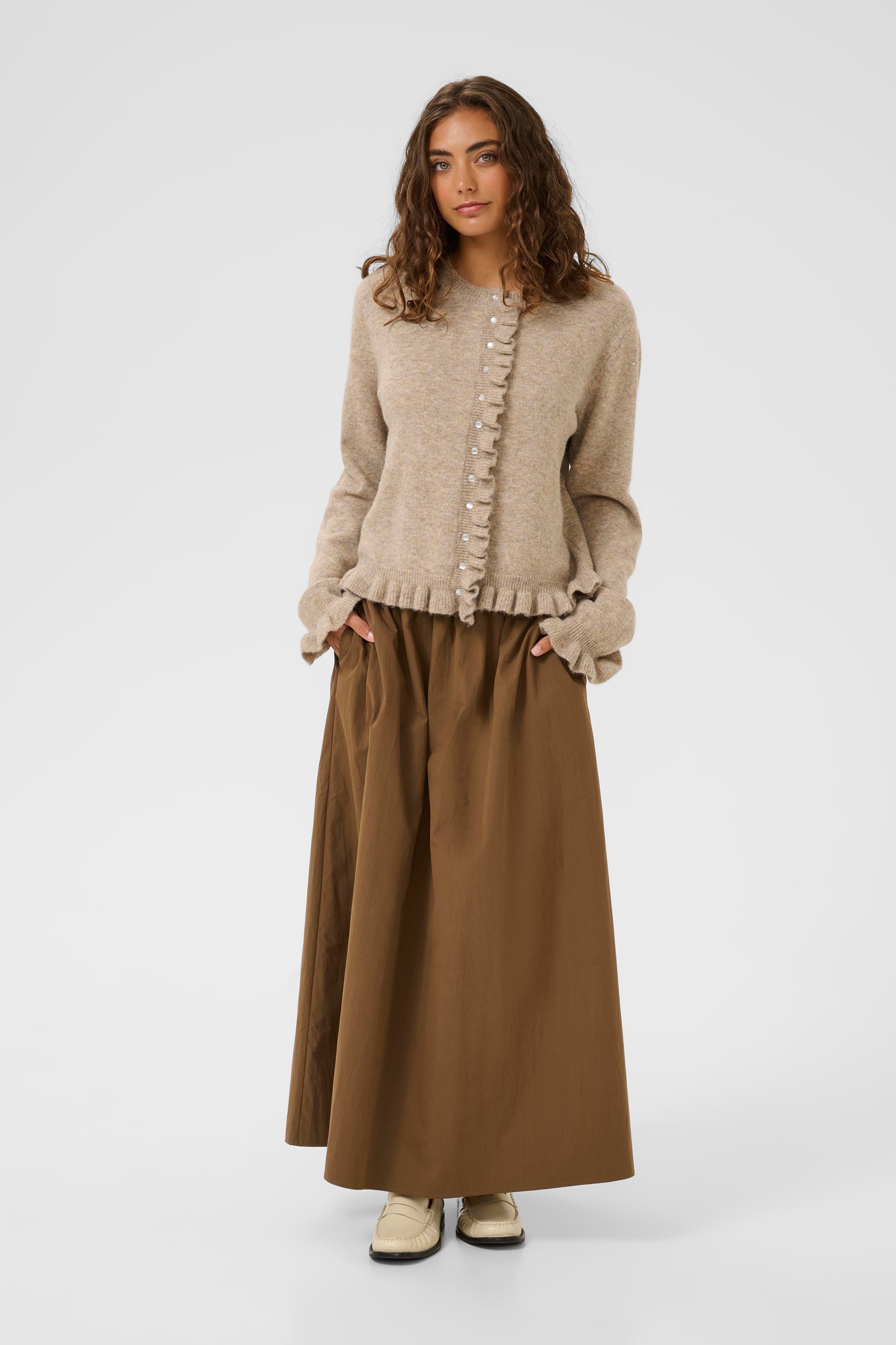 CUjulietta Cardigan med flæser LOOKBOOK FRONT 50112898-1710091