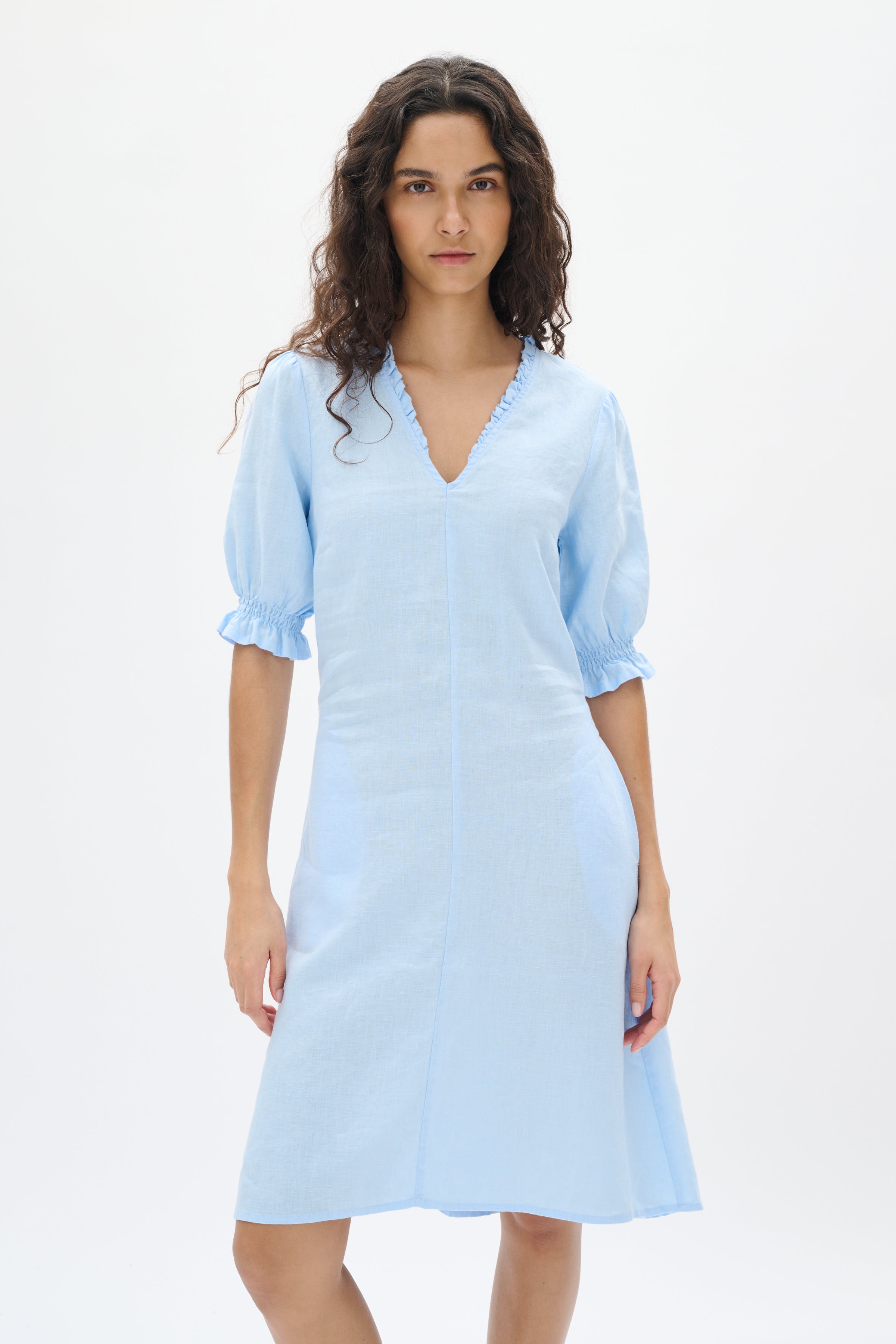 RigittaIW linnen jurk LOOKBOOK FRONT 30110341-154031