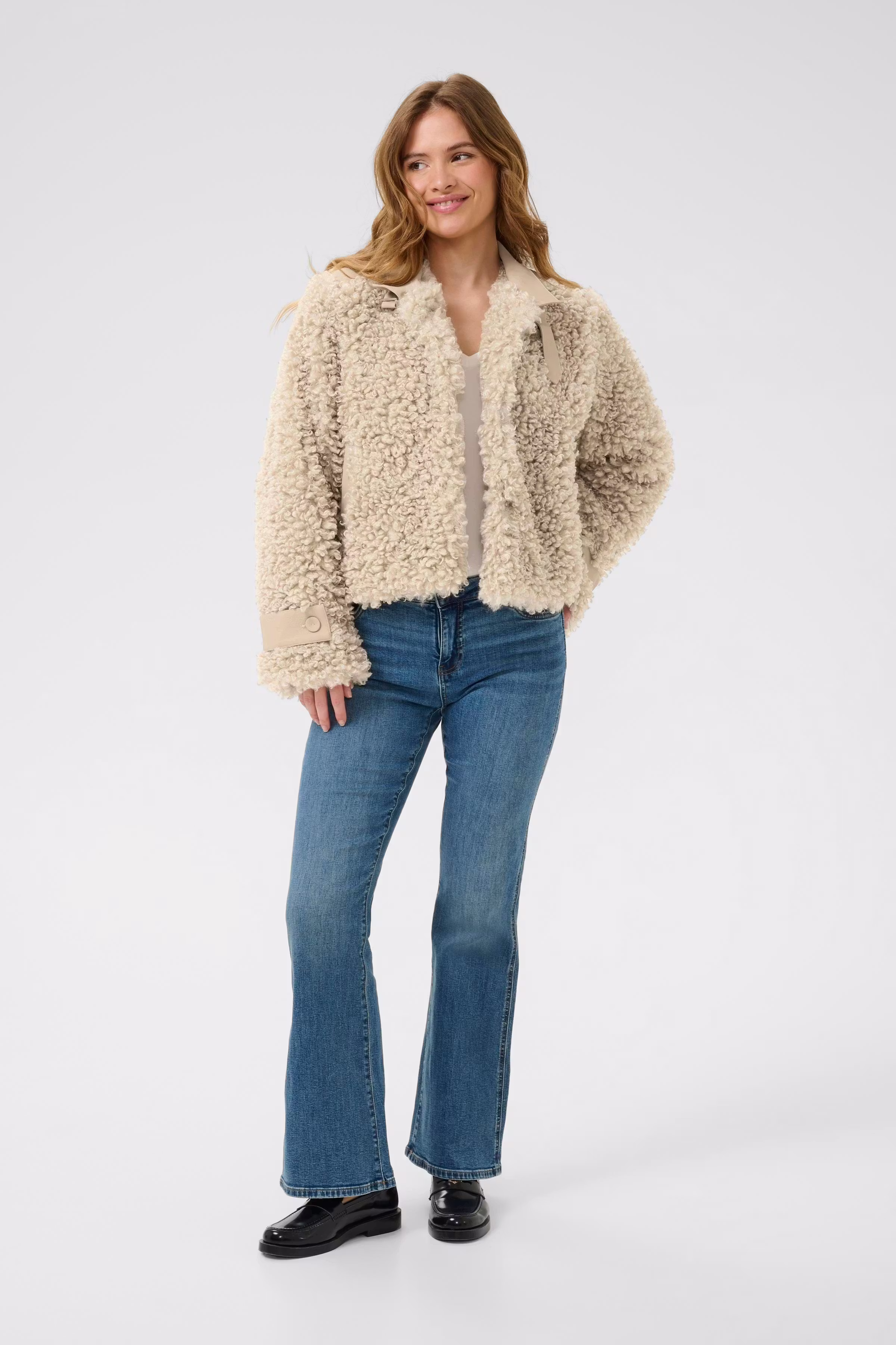 CUchanda Faux fur jakke LOOKBOOK FRONT 50112099-151305