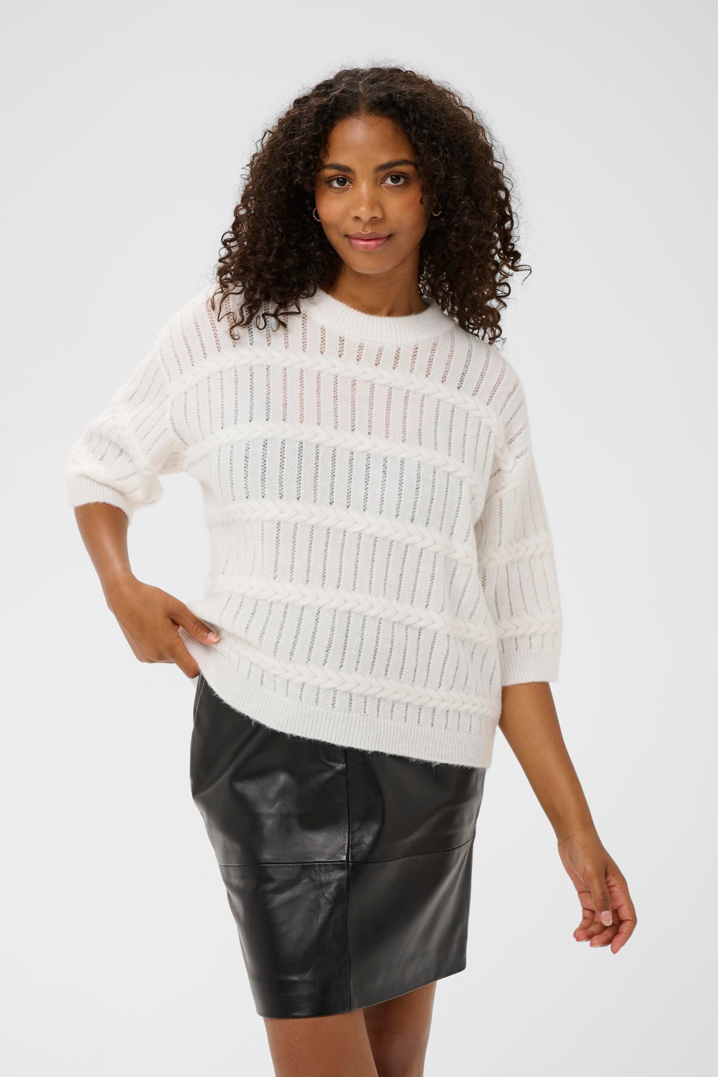 BYOMEA Pullover in phlox pink flower colour | BON'A PARTE