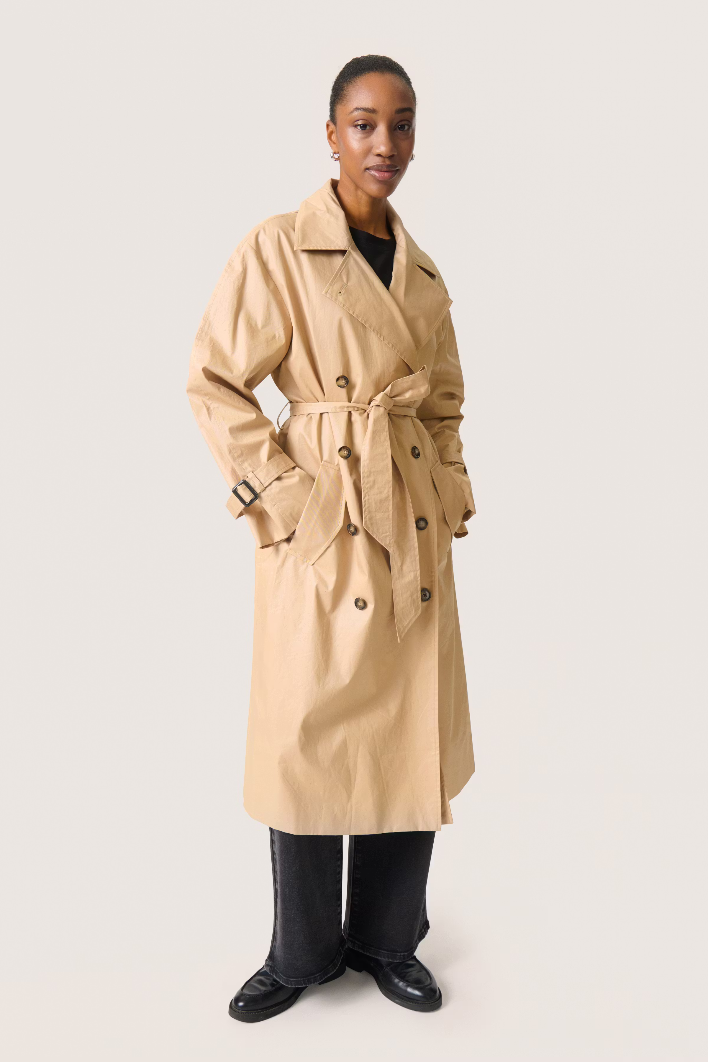 SLFavne Trenchcoat LOOKBOOK FRONT 30408392-160920