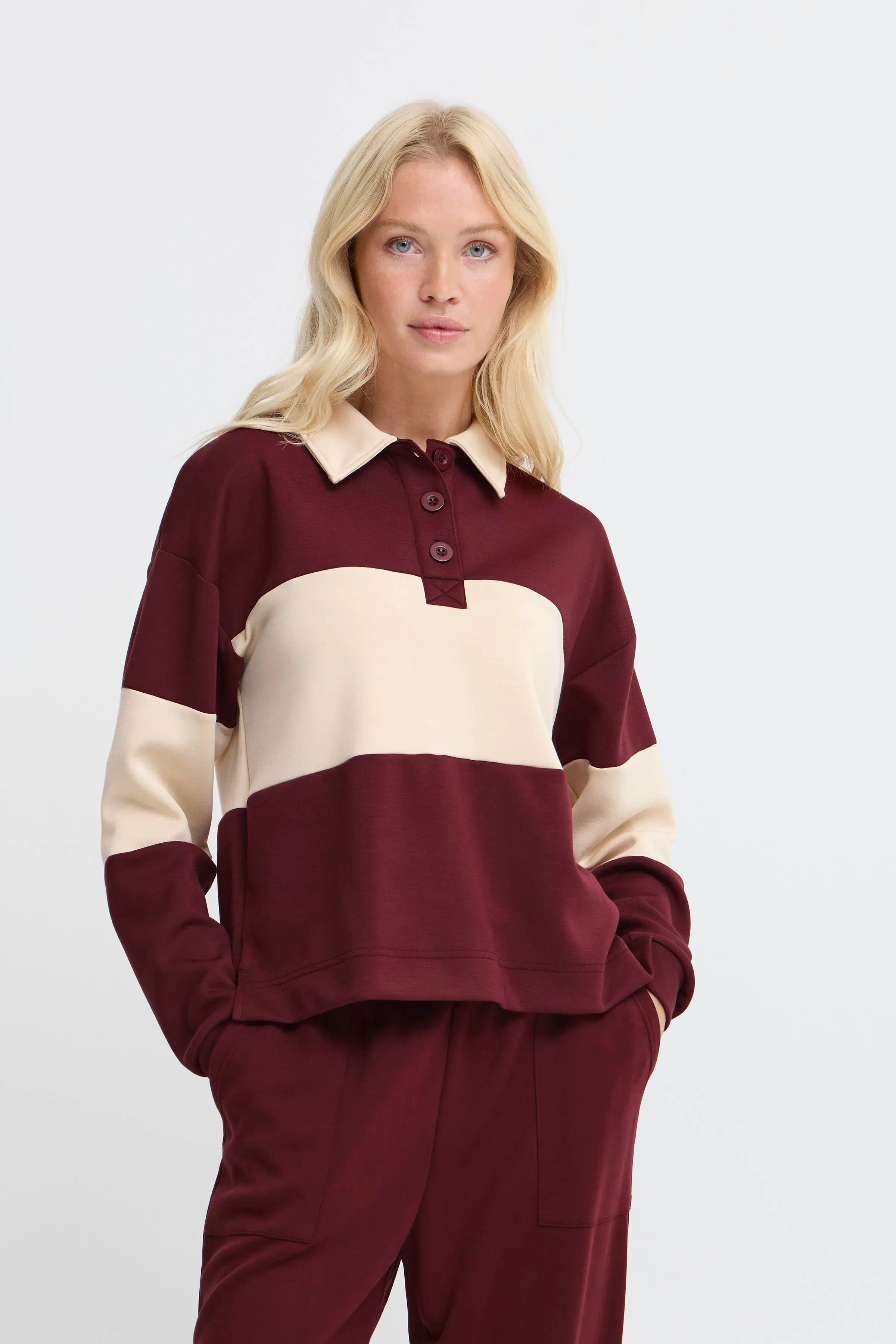 BYPUSTI Sweatshirt LOOKBOOK FRONT 20818054-191627