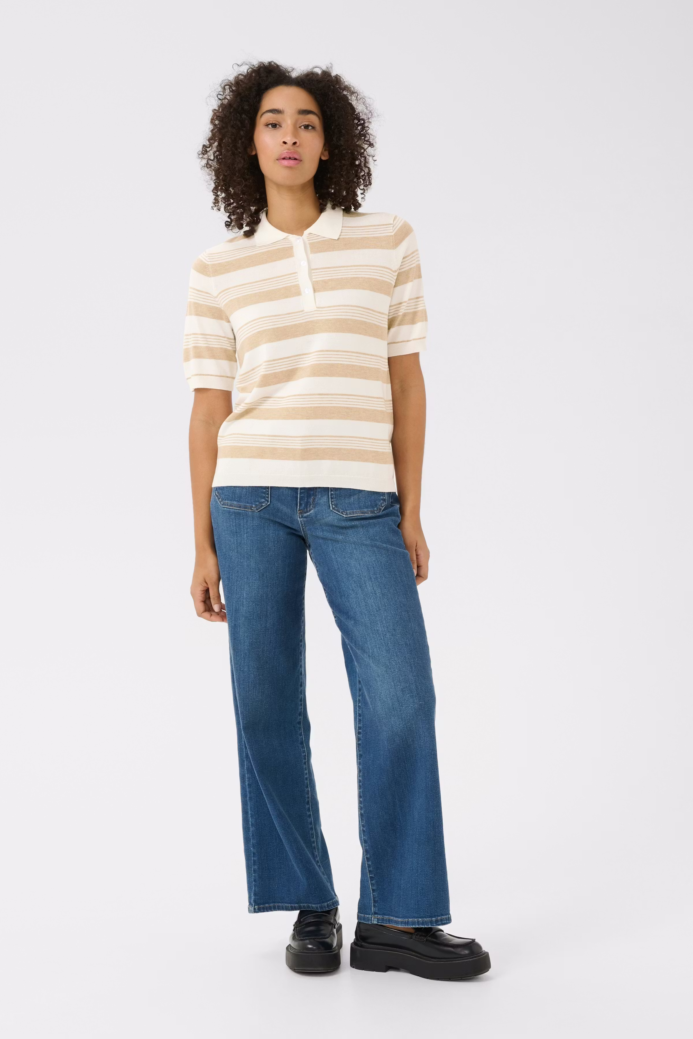 KAlizza Poloskjorte LOOKBOOK FRONT 10552426-108567