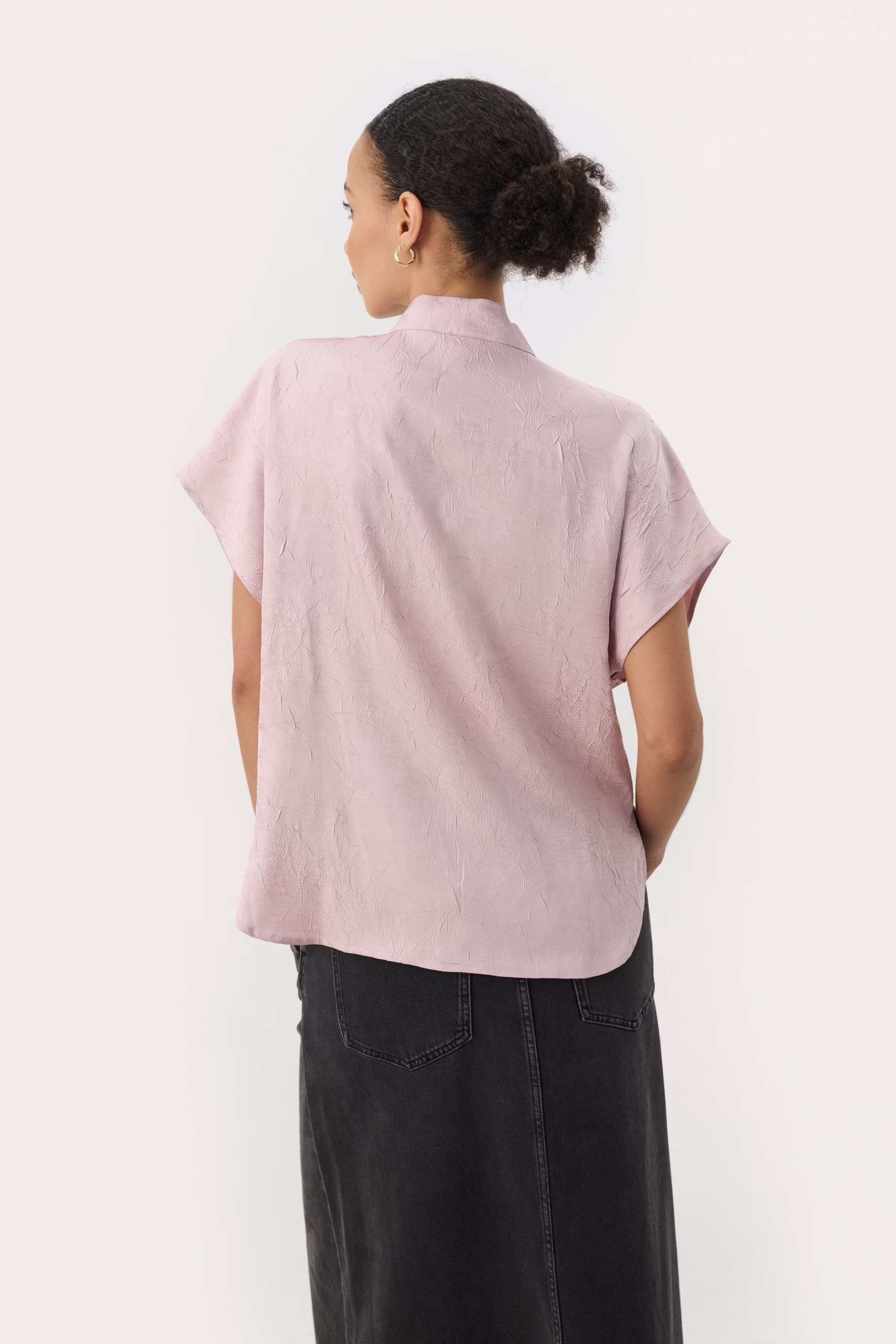 EstefaniaPW Short-sleeved blouse with a bow LOOKBOOK BACK 30308490-151905