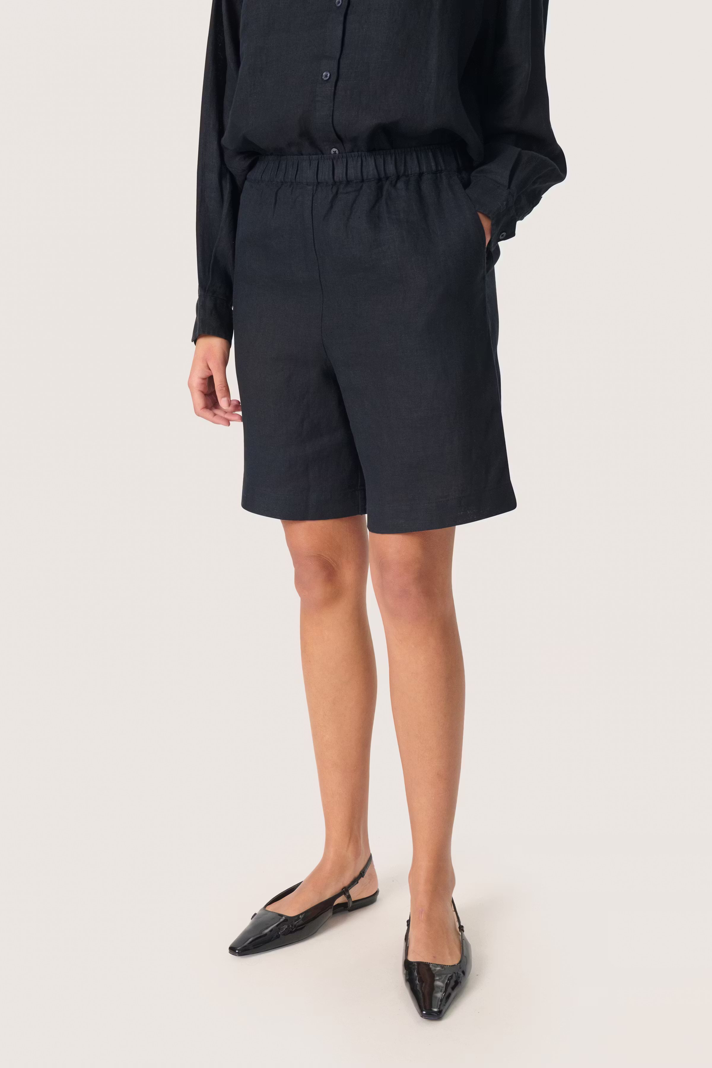 SLCelian Linen Shorts LOOKBOOK FRONT 30408215-194008