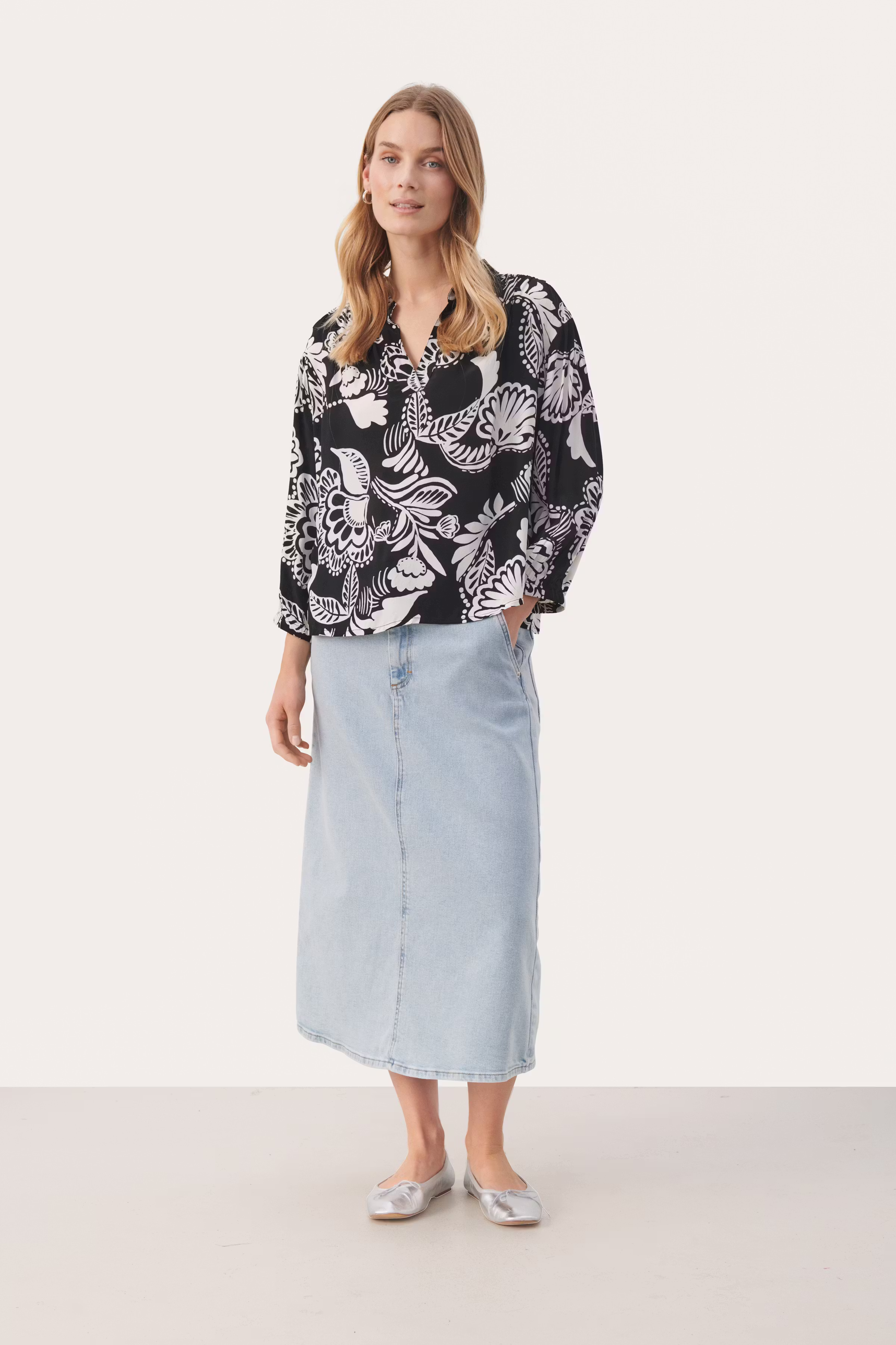 GineveraPW Bluse LOOKBOOK FRONT 30308605-302939