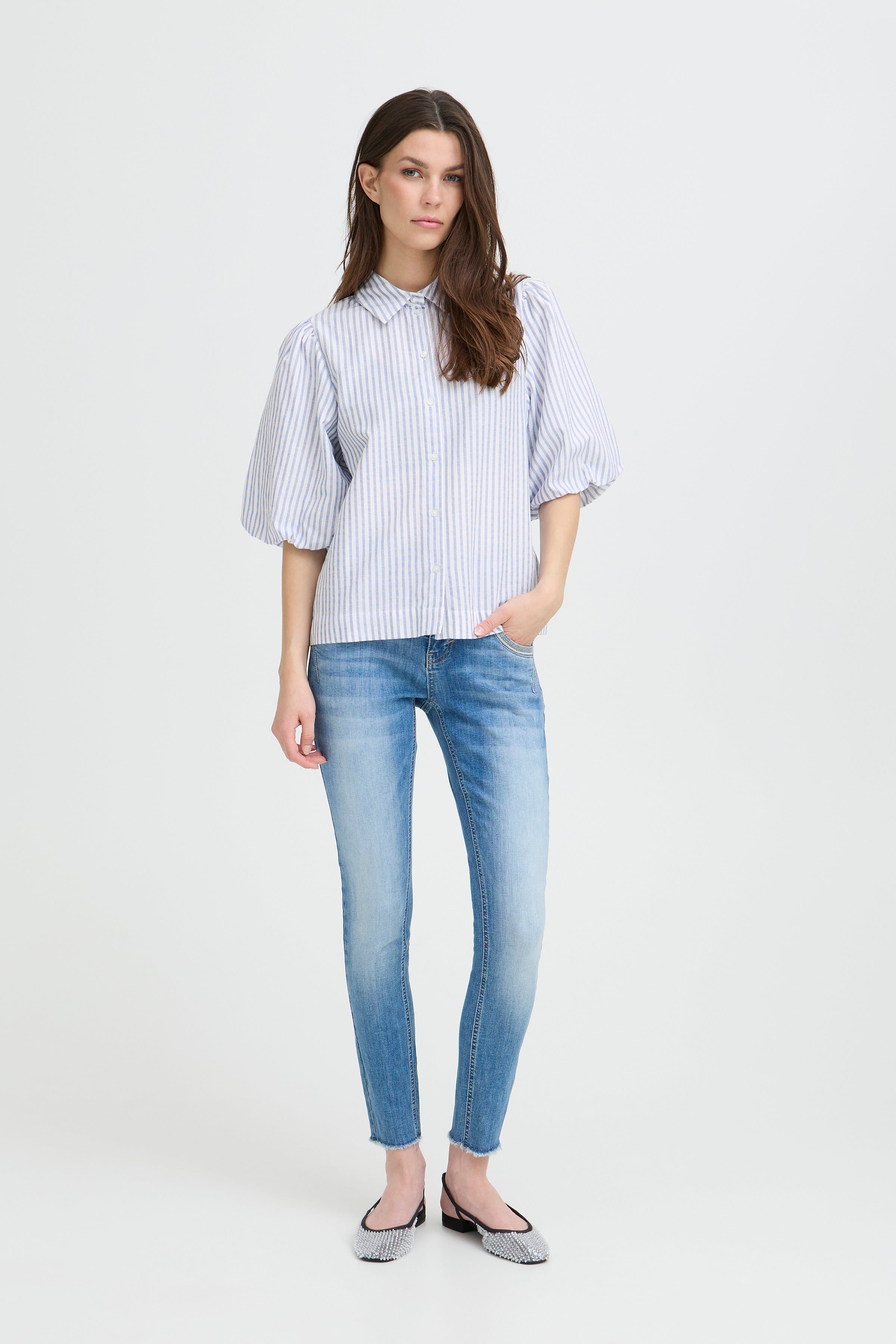 PZAUDREY Skjorte LOOKBOOK FRONT 50210255-114201