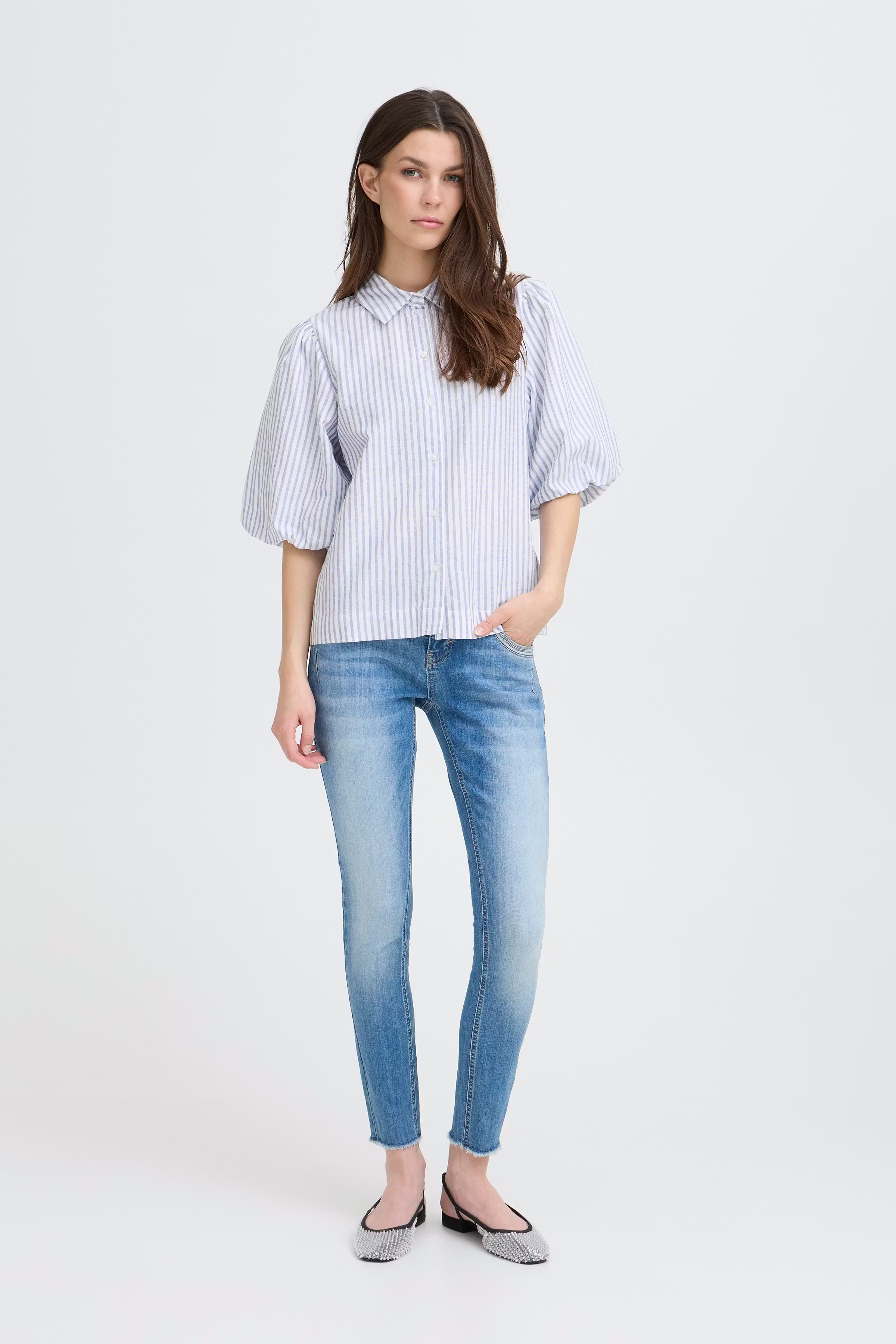 PZAUDREY Skjorte LOOKBOOK FRONT 50210255-114201