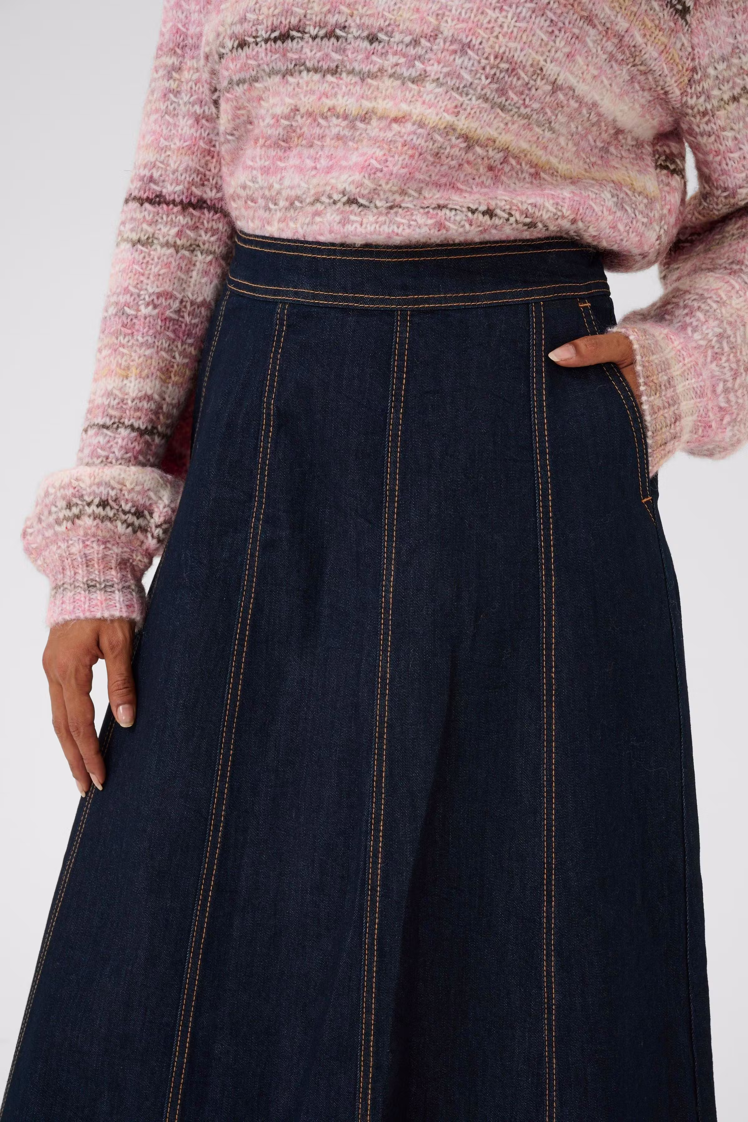 CUbobbie Denim nederdel LOOKBOOK DETAIL 50112272-500119