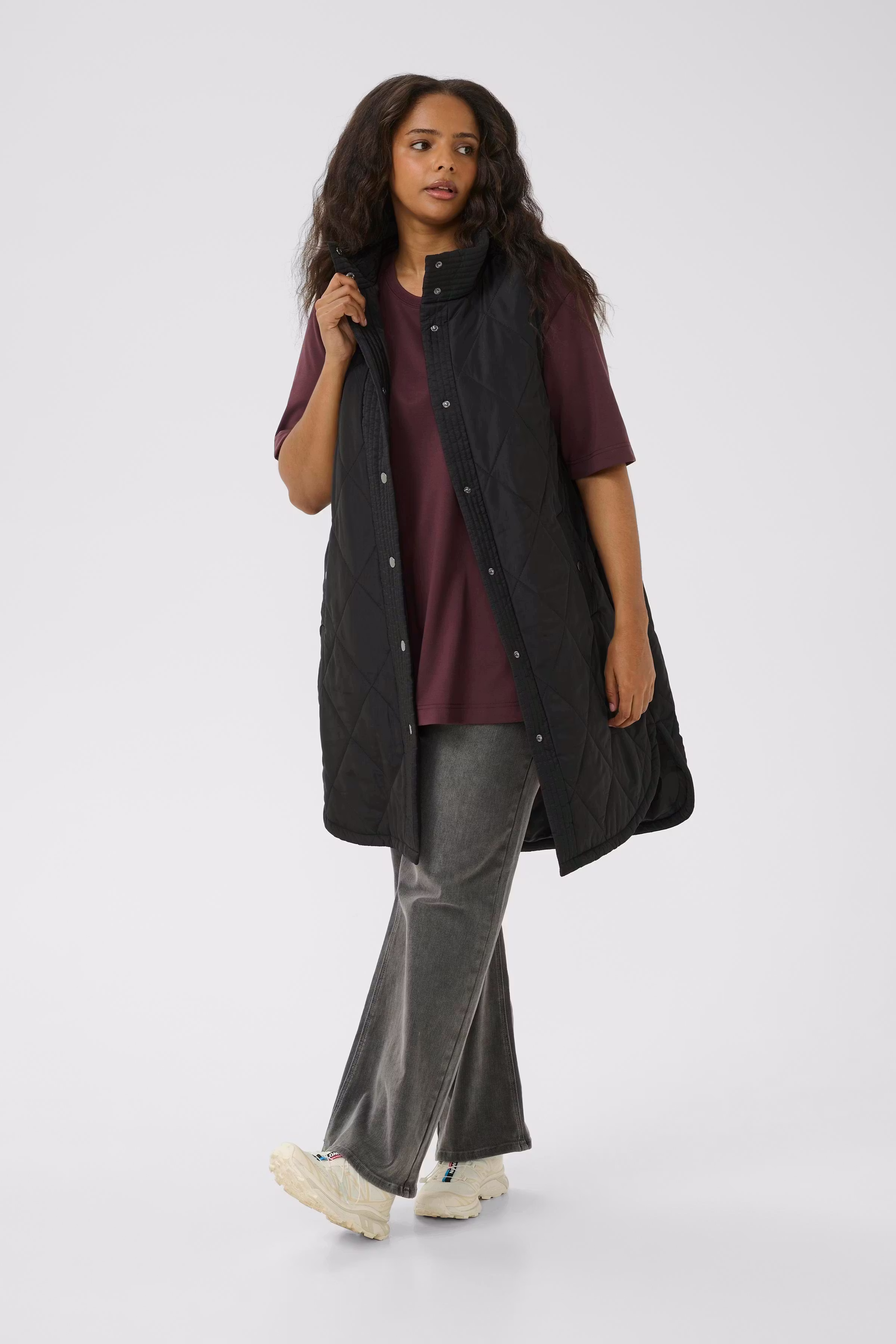 KCmalena Varm vest LOOKBOOK FRONT 10580457-100121