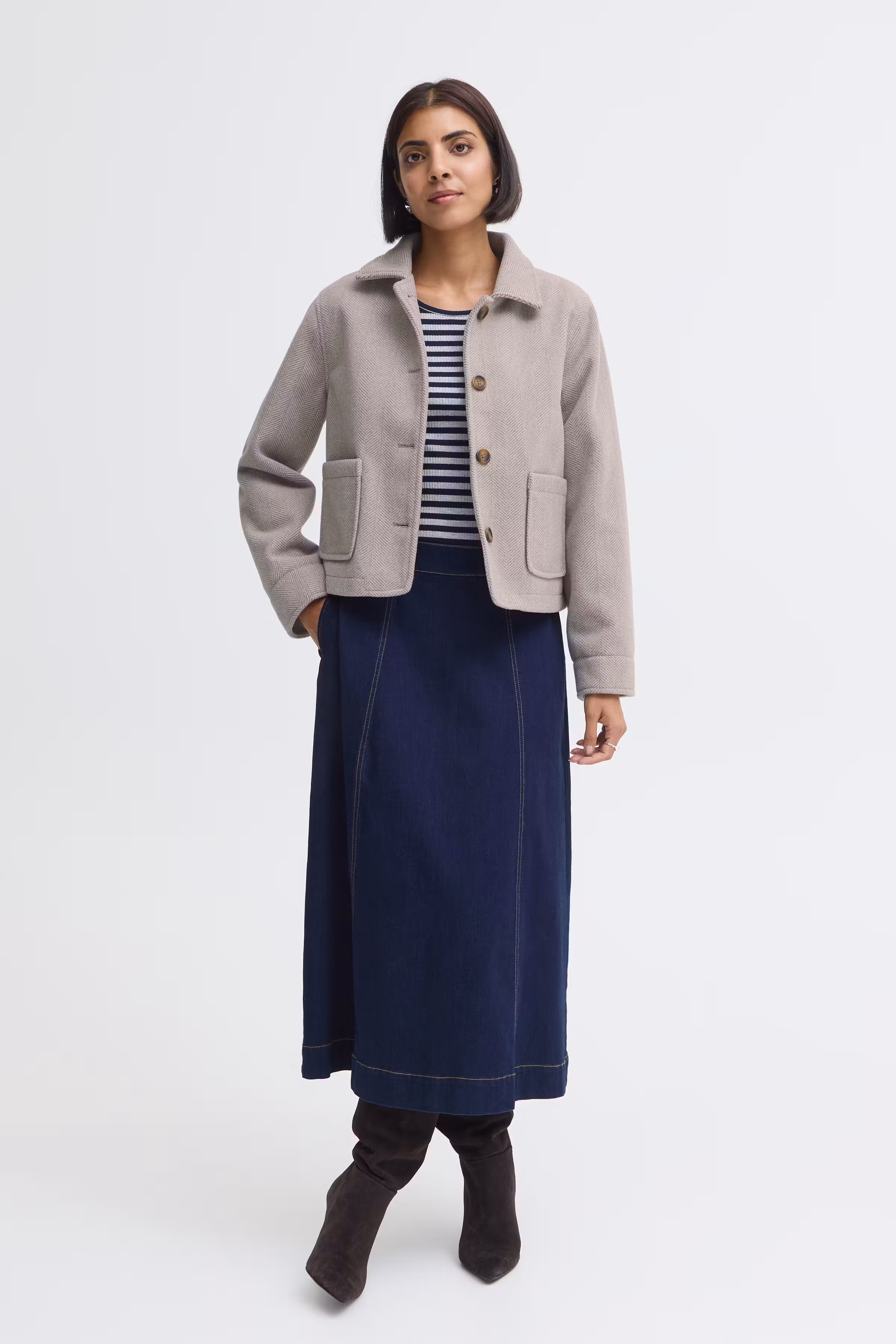FREVILLA Jakke LOOKBOOK FRONT 20617962-900009855