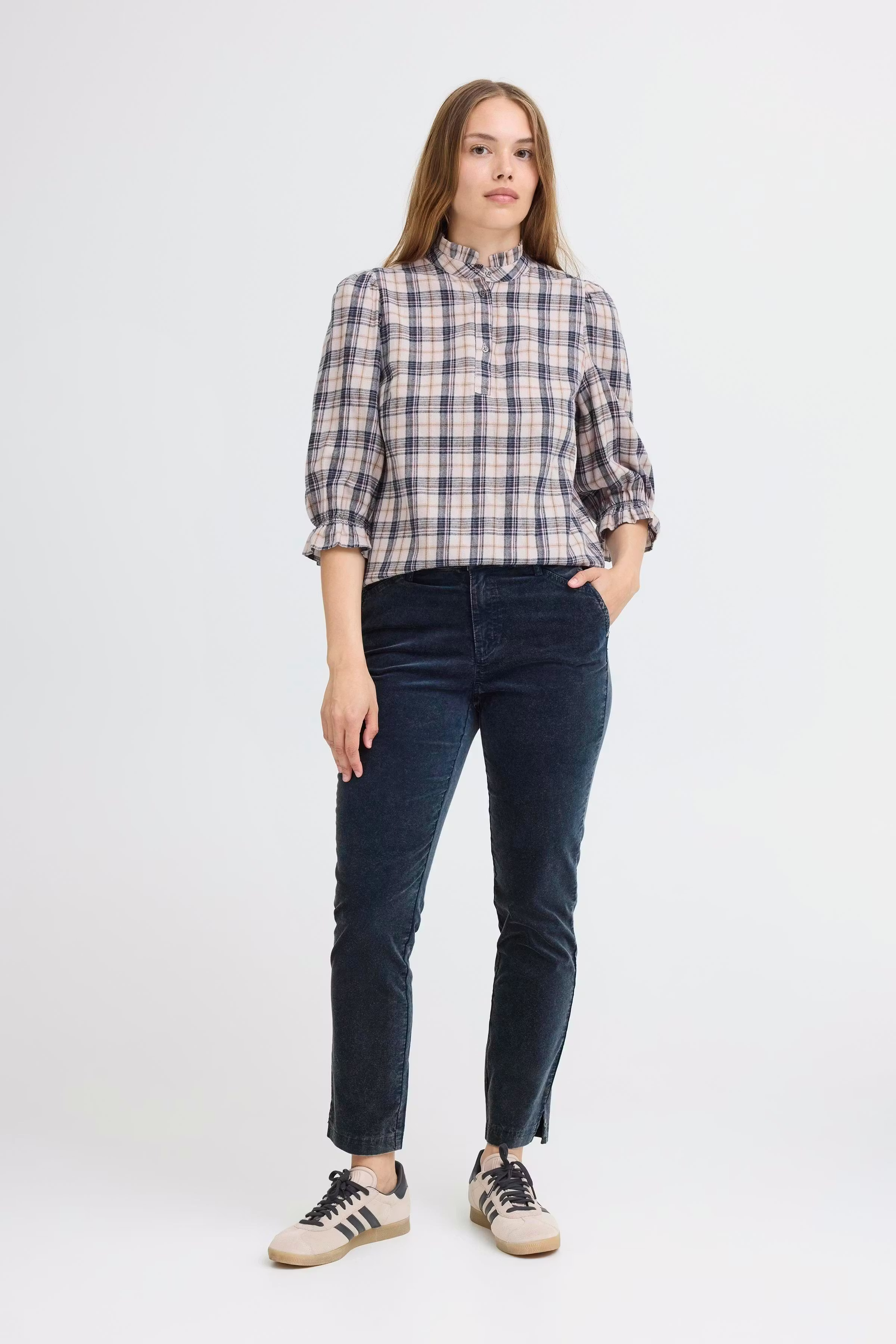 PZFIBA High Waist Skinny Leg Bukser LOOKBOOK FRONT 50209144-194020