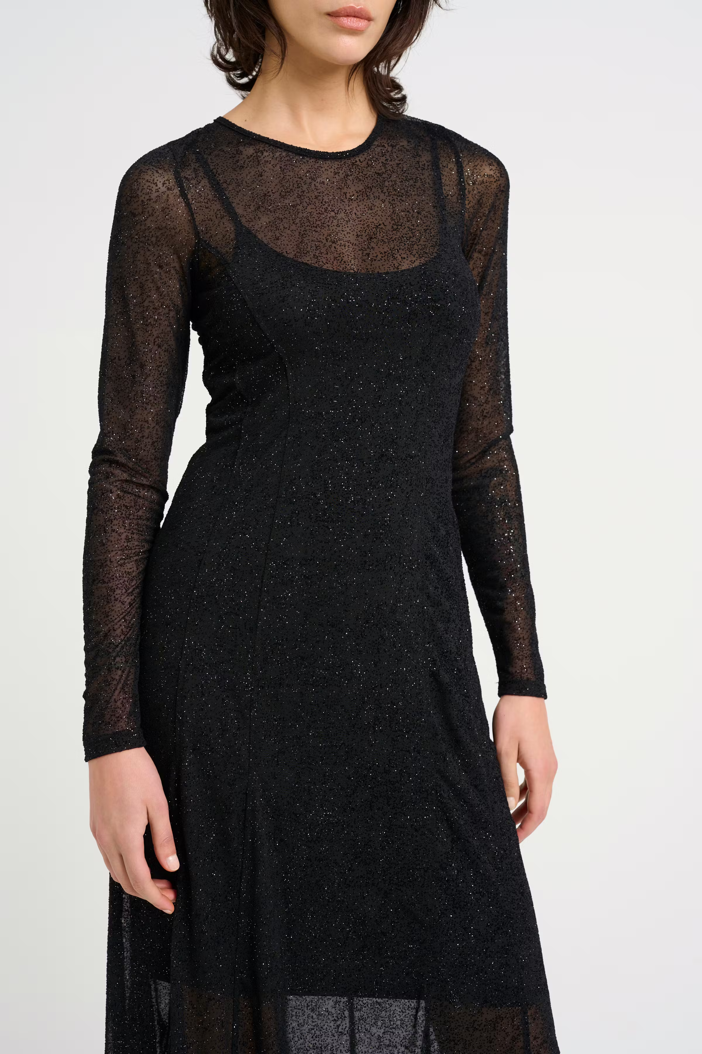 GlimmaGZ Glitter dress LOOKBOOK BACK 10909598-106644