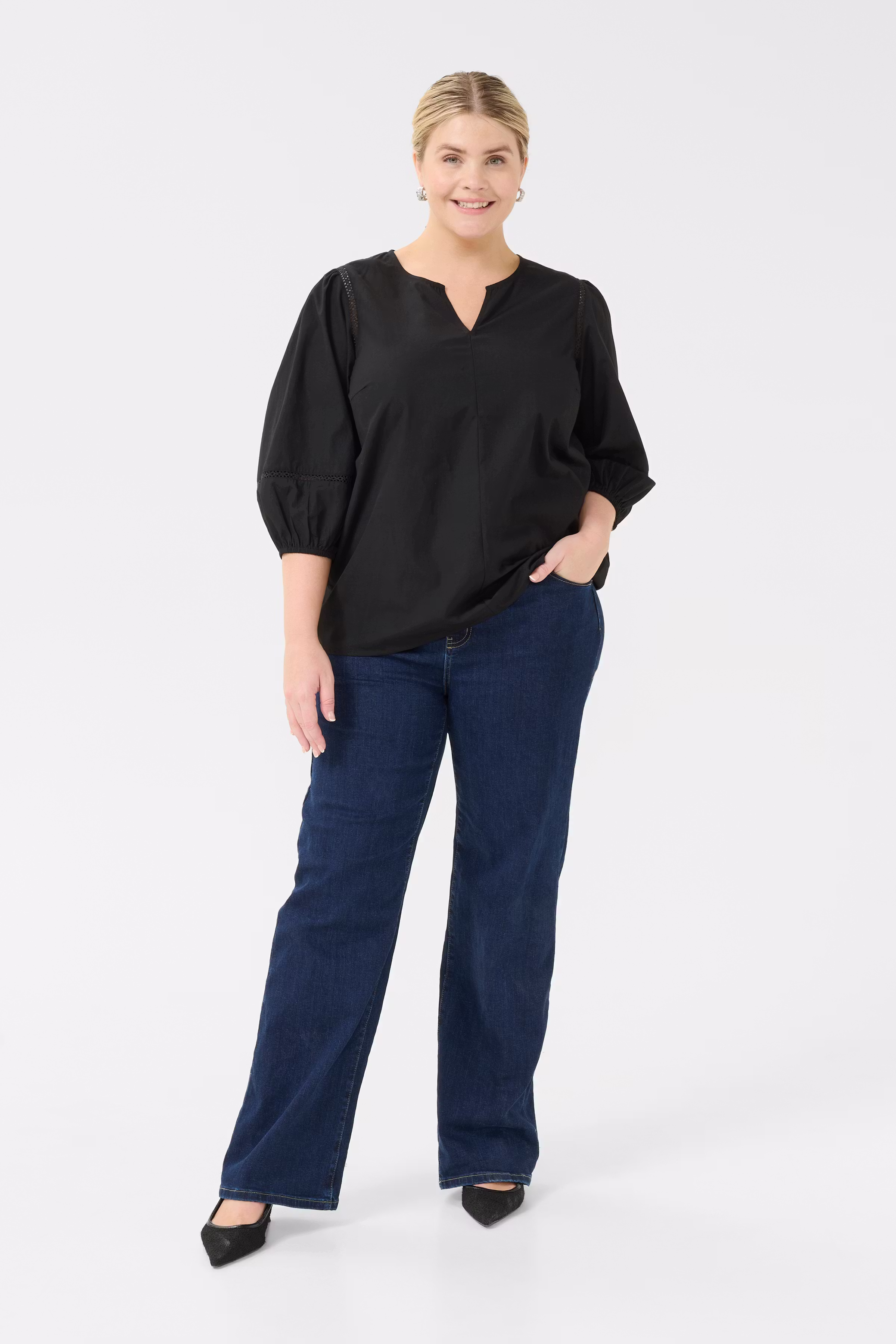 KClilje Bluse LOOKBOOK FRONT 10583336-100121