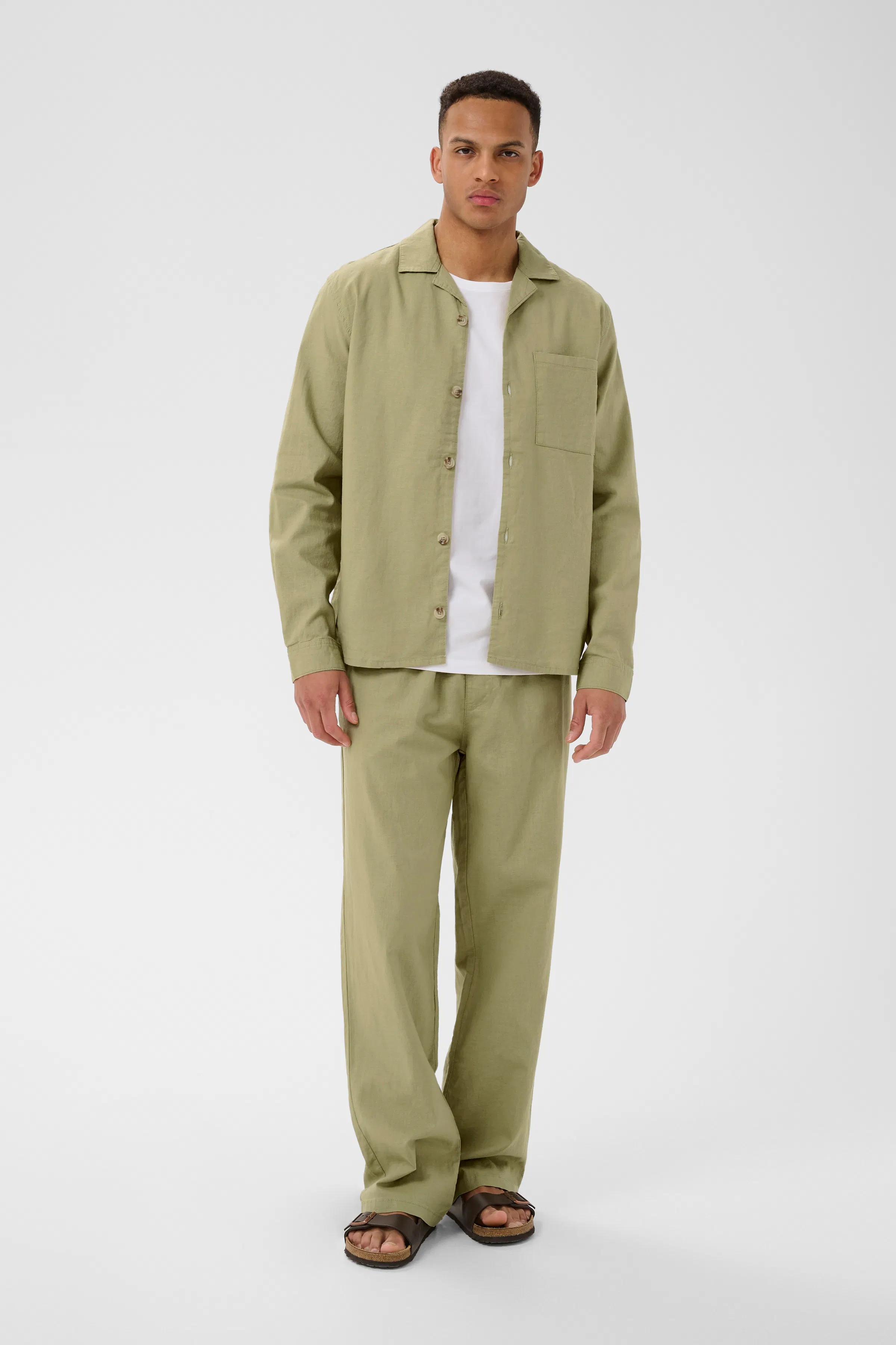 MAbarto hørskjorte LOOKBOOK FRONT 30207435-161118