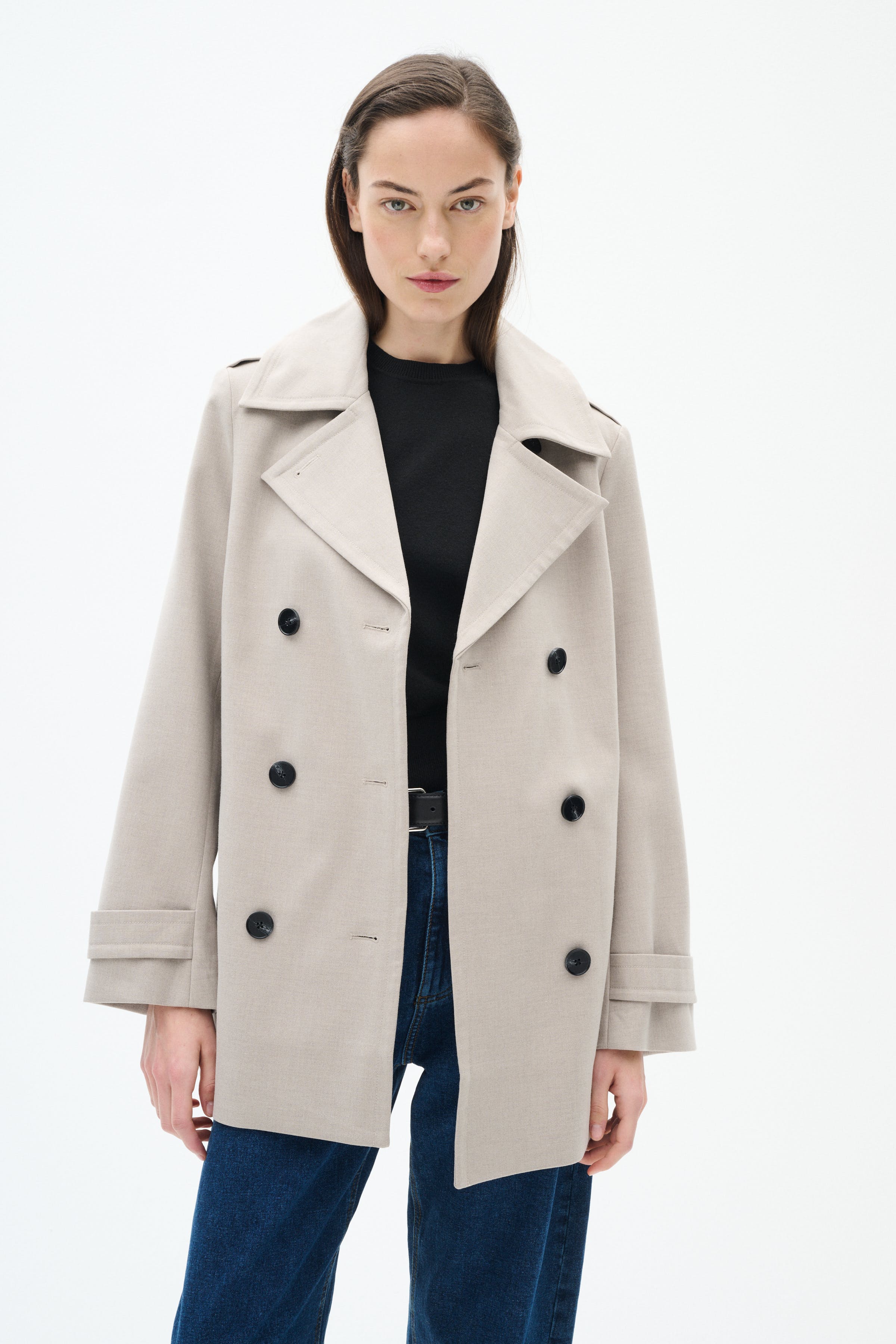 UlrykaIW Sailor Kåpe LOOKBOOK FRONT 30110019-1304031