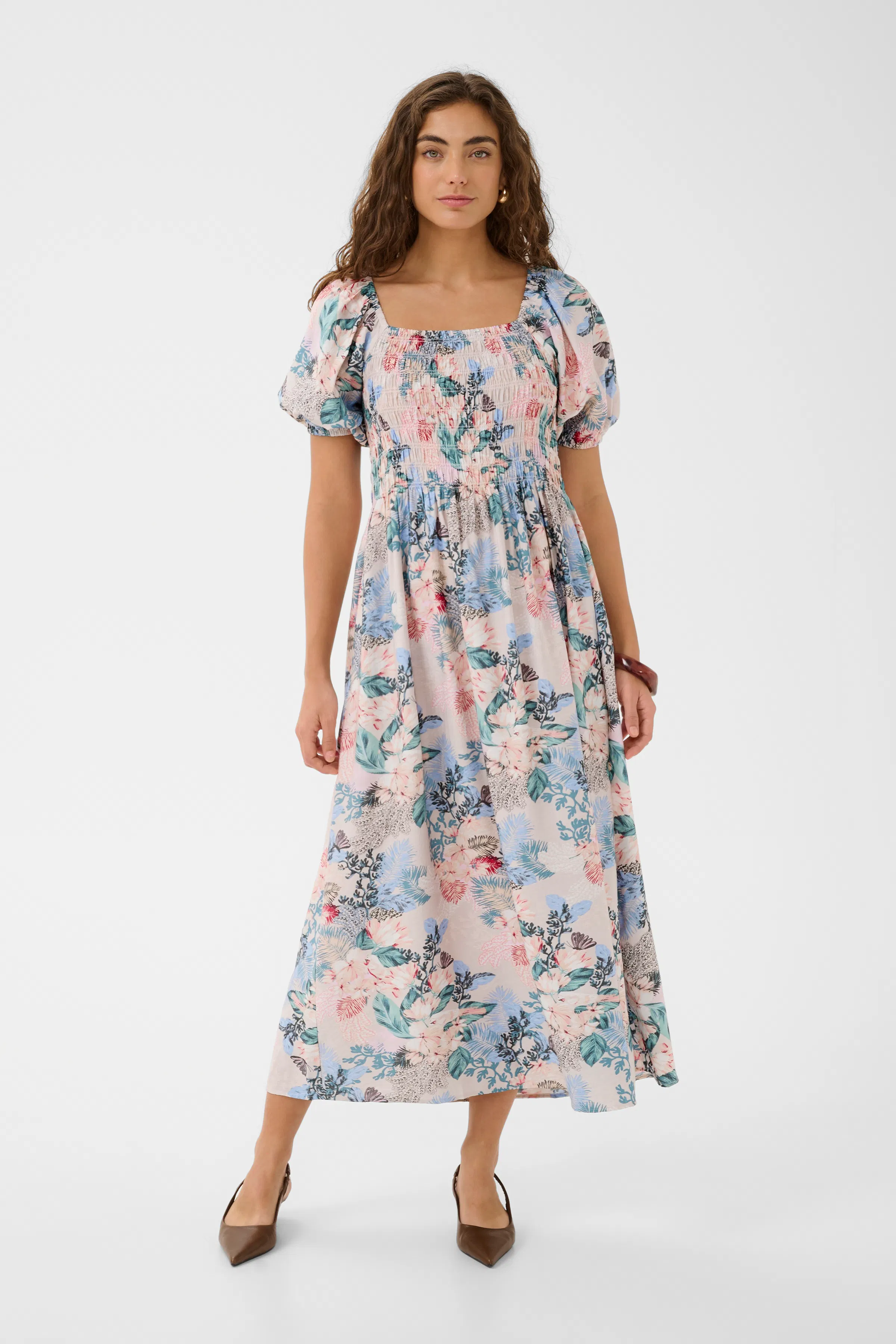 CUlotus Kjole LOOKBOOK FRONT 50113553-109402