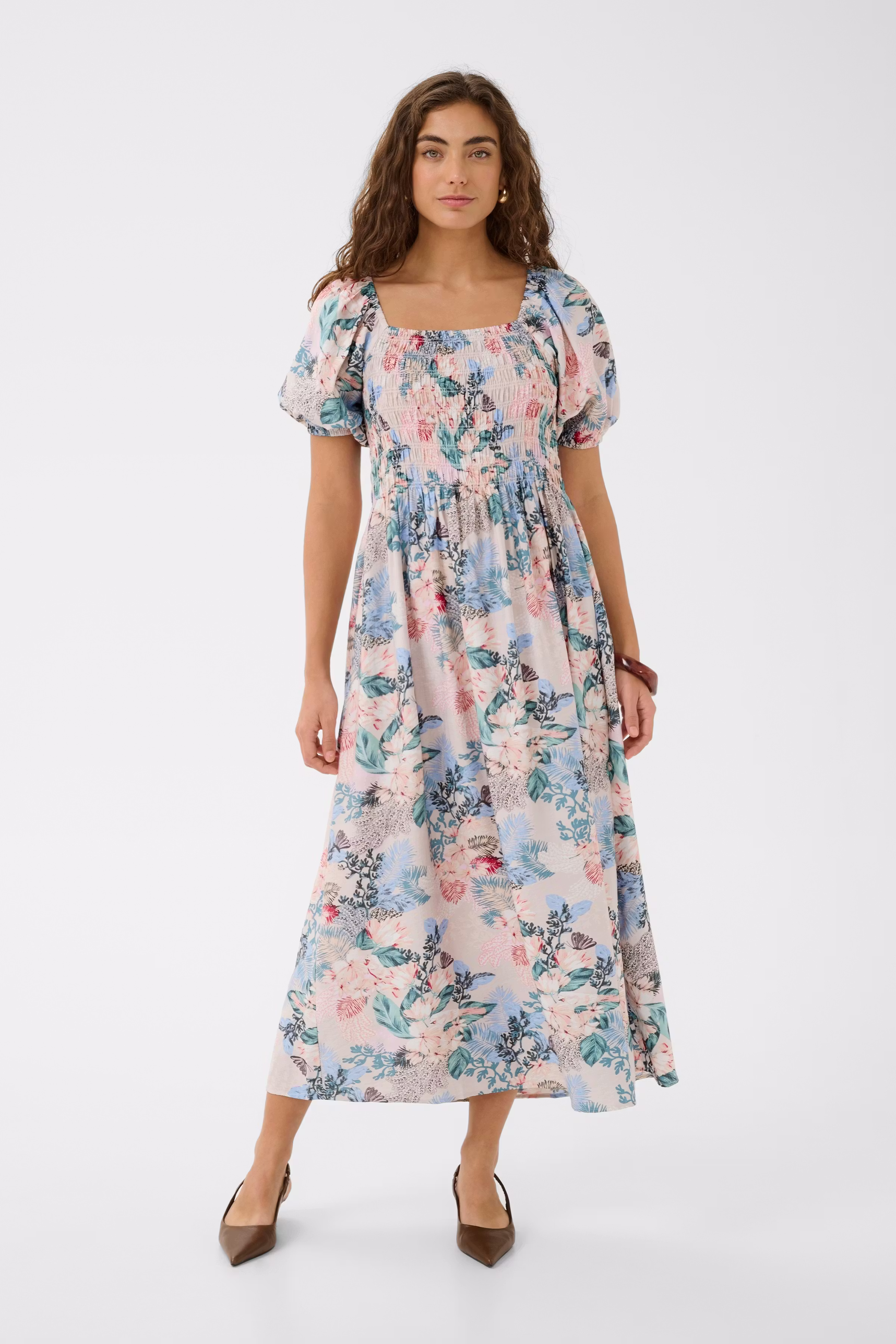 CUlotus Kjole LOOKBOOK FRONT 50113553-109402