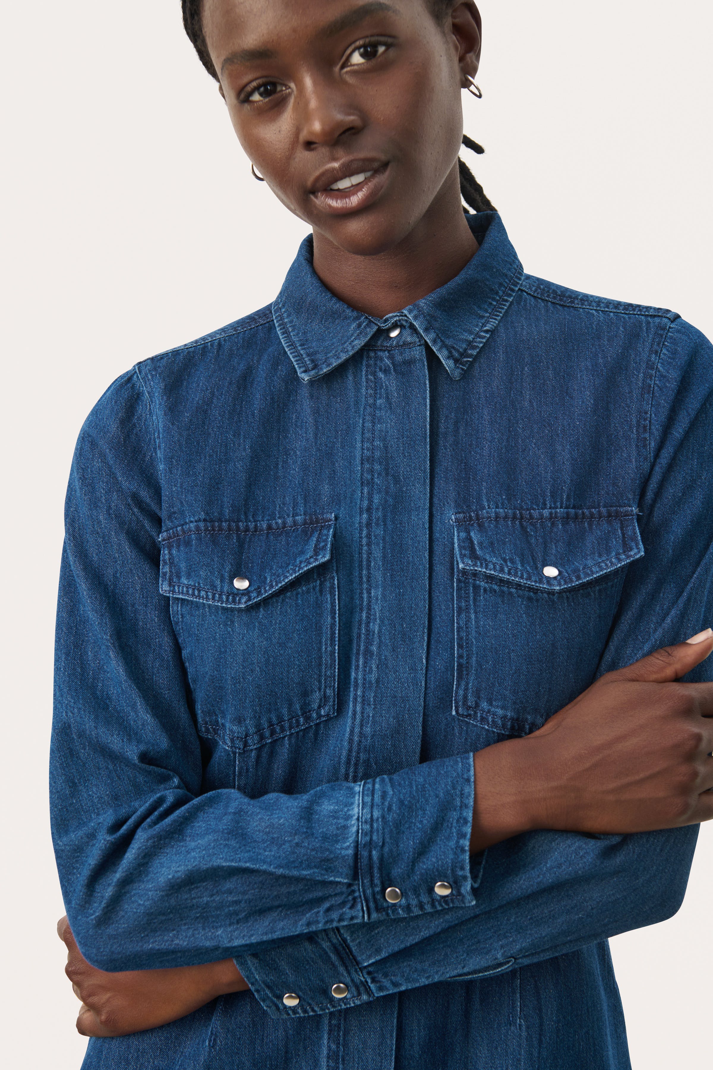 FrejaPW Denim Klänning LOOKBOOK DETAIL 30309544-300145