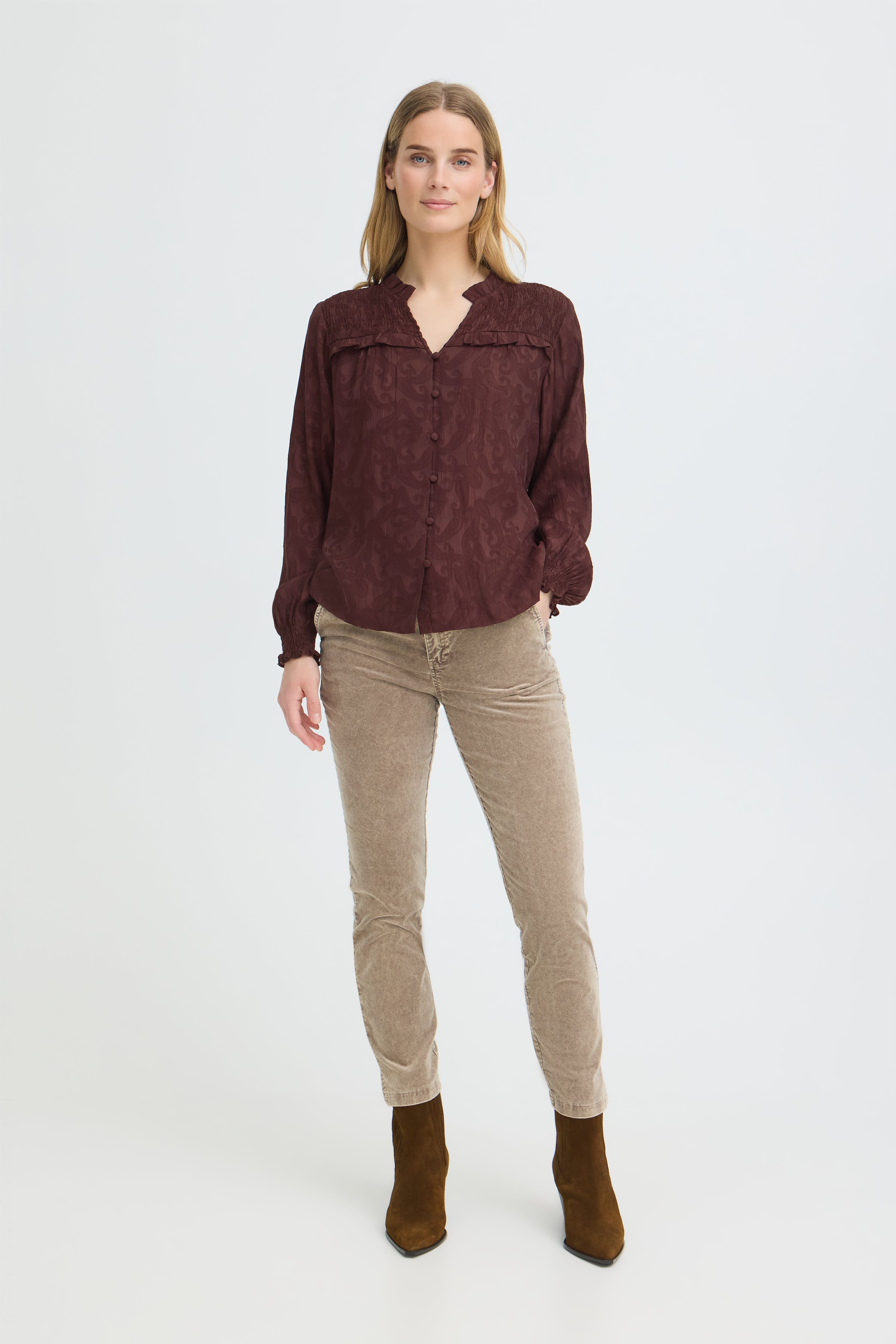 PZDINEA Skjorte LOOKBOOK FRONT 50210616-191110