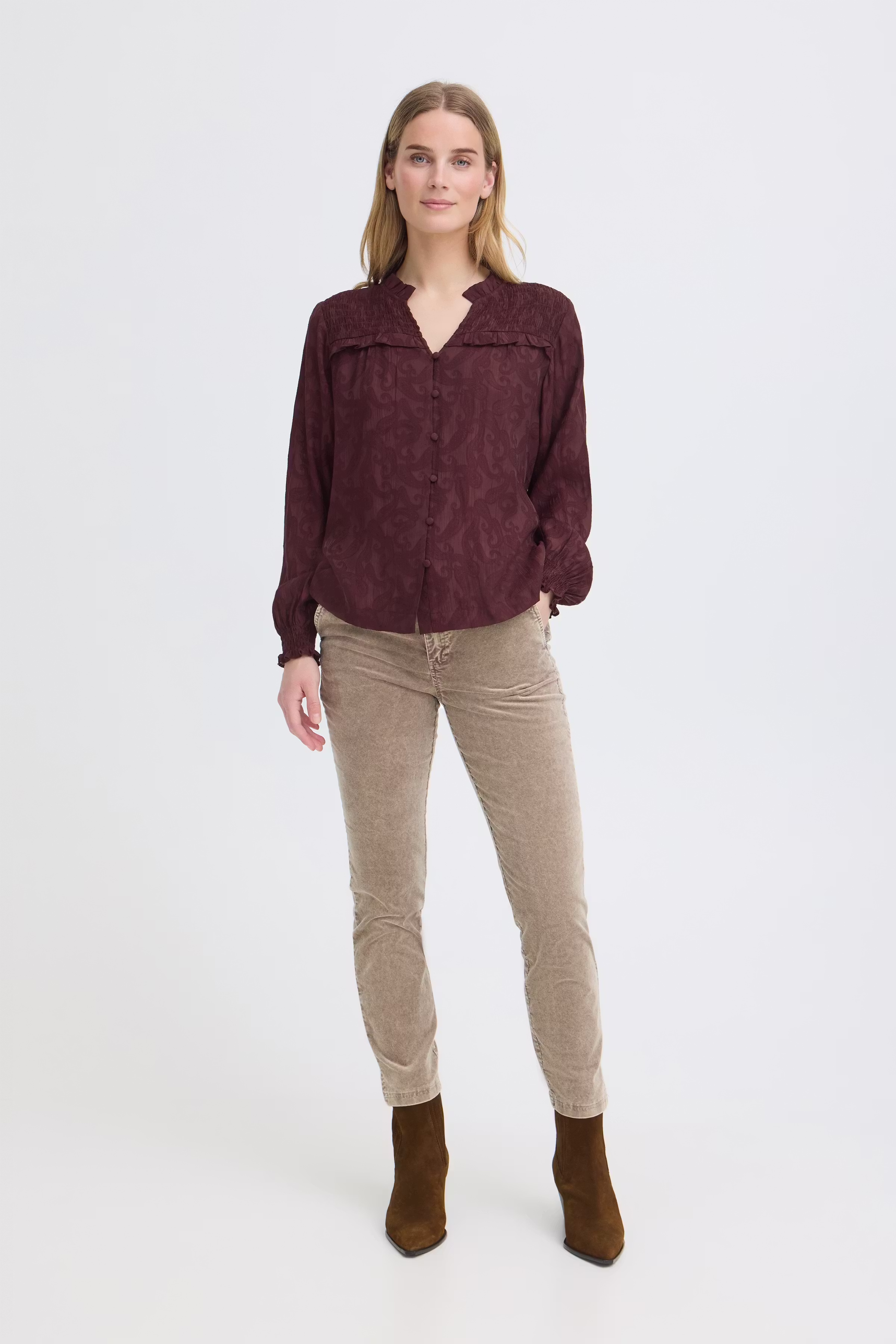 PZDINEA Skjorte LOOKBOOK FRONT 50210616-191110