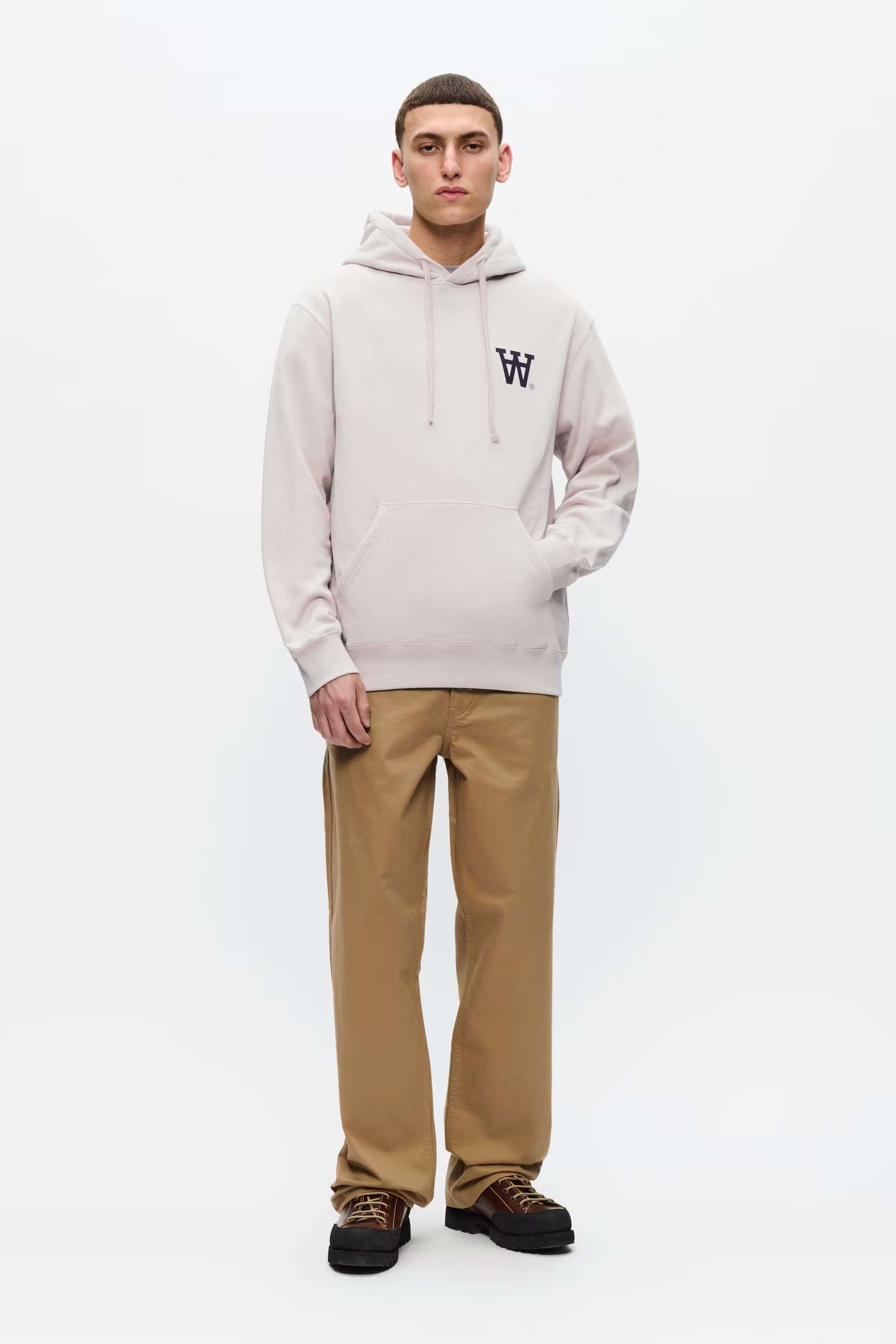 WWCass AA Chest Print Hoodie LOOKBOOK FRONT 30250162-144500