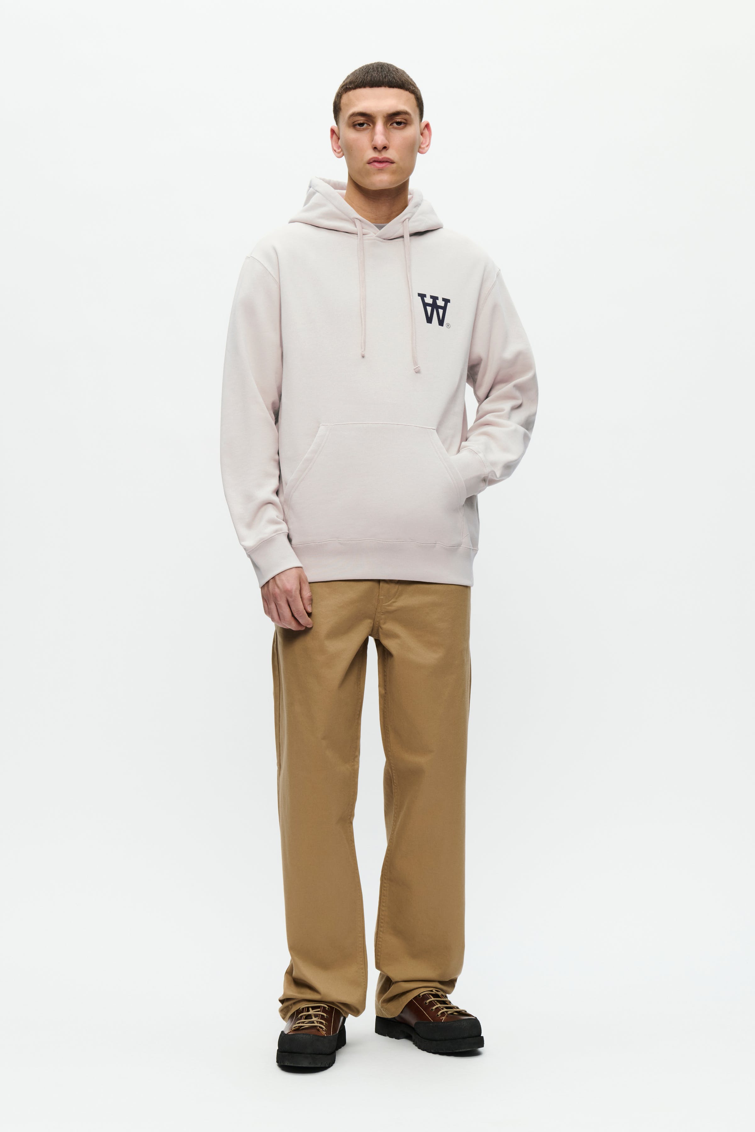 WWCass AA Chest Print Hoodie LOOKBOOK FRONT 30250162-144500