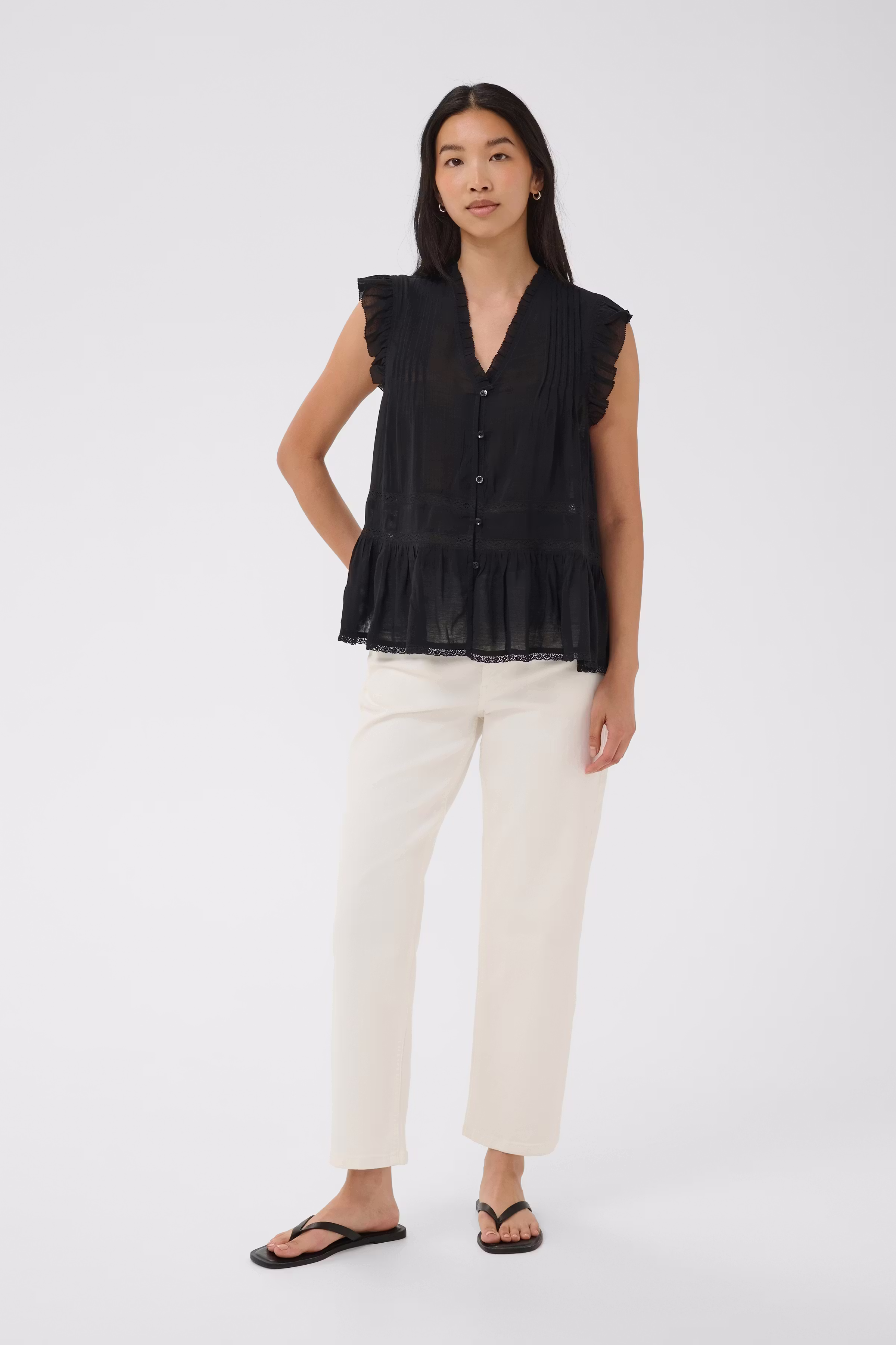 BernadetePW Bluse LOOKBOOK FRONT 30310536-194008