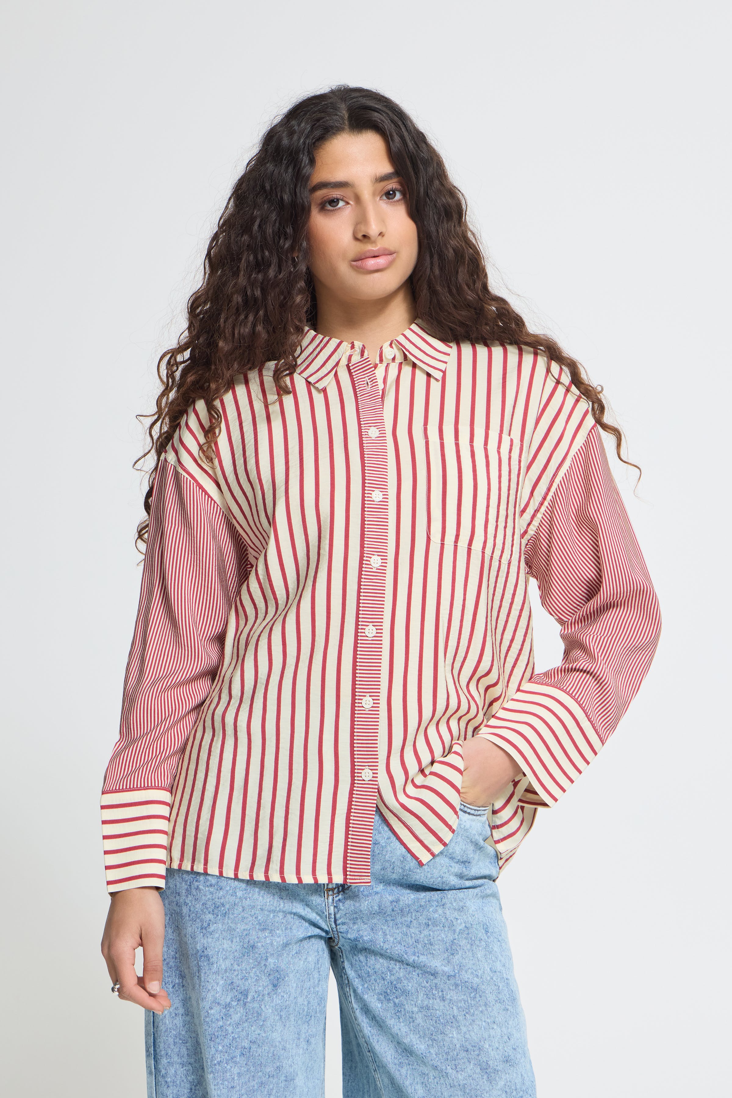 IHLOURI Skjorta LOOKBOOK FRONT 20126319-900009173