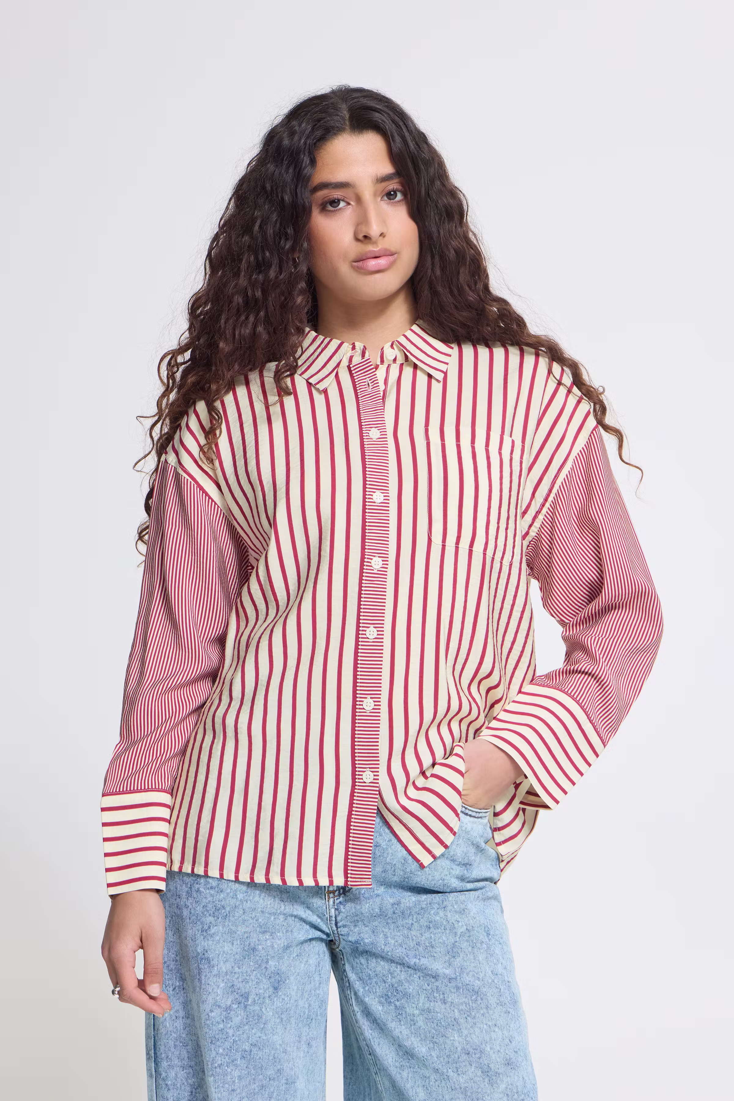 IHLOURI Skjorta LOOKBOOK FRONT 20126319-900009173