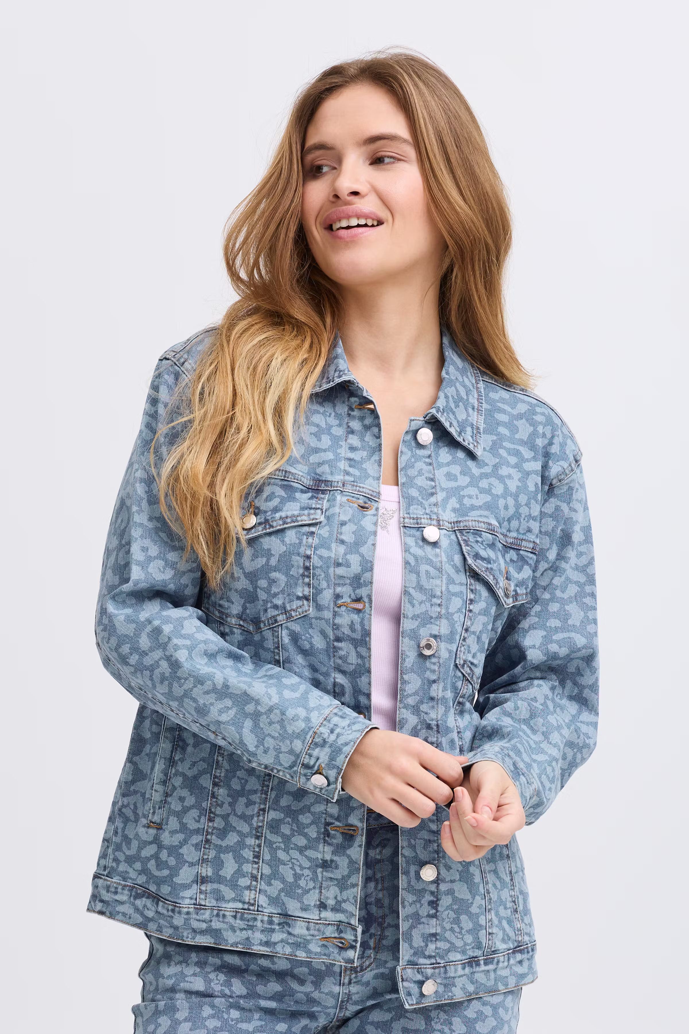 PXJANNAH Denimjakke LOOKBOOK FRONT 50208791-205294