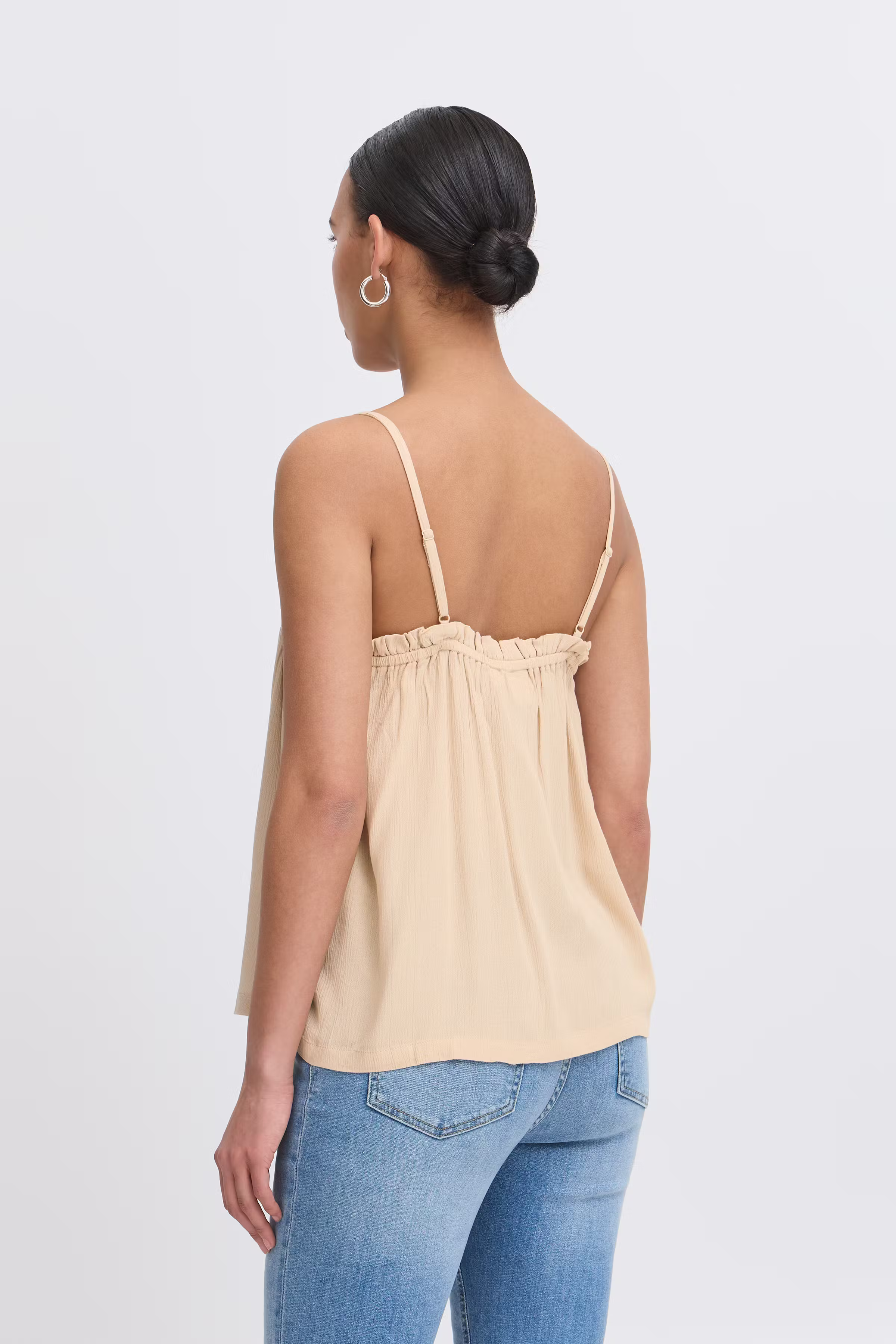 IHMARRAKECH Kortermet bluse LOOKBOOK BACK 20122945-151306