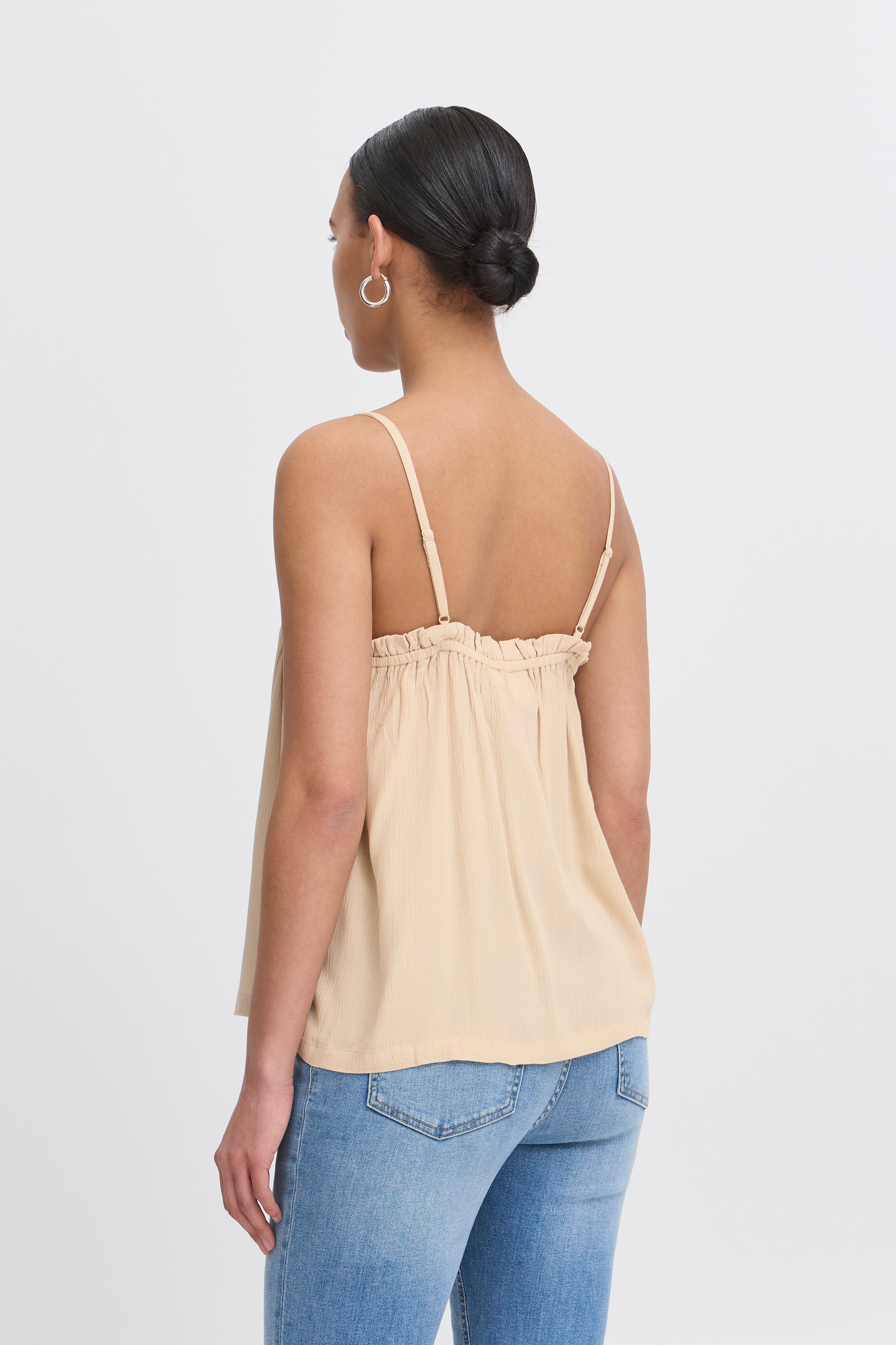 IHMARRAKECH Kortermet bluse LOOKBOOK BACK 20122945-151306