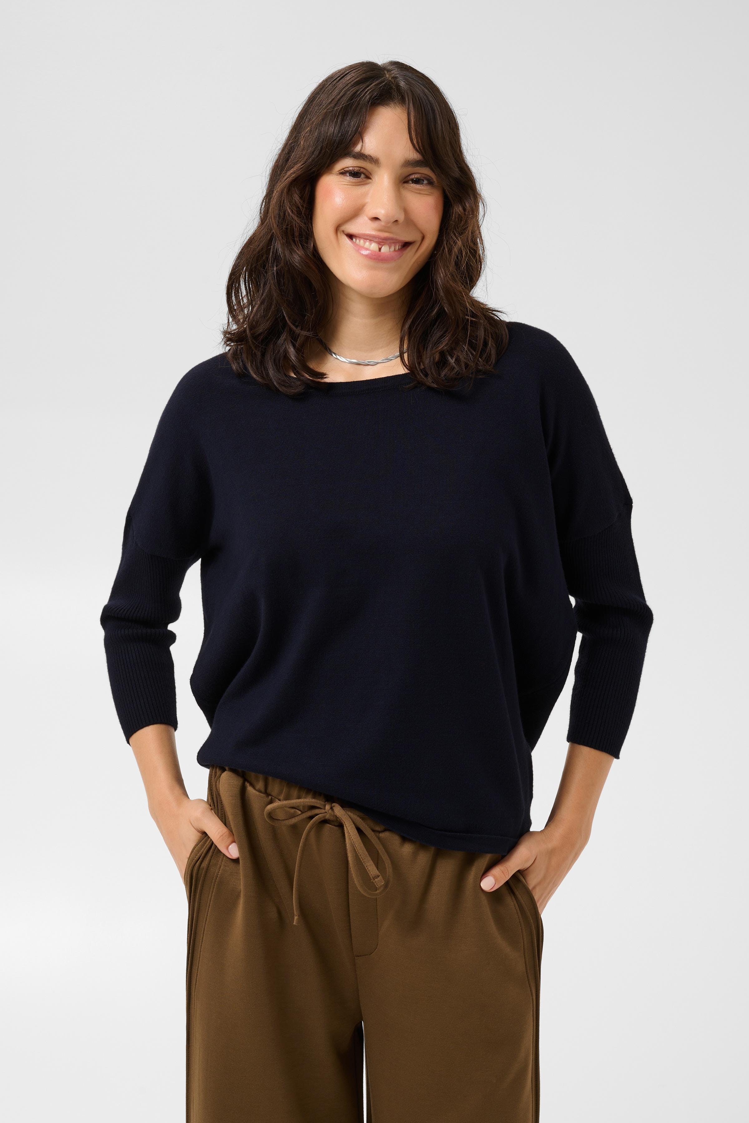MilaSZ R-Neck Pullover LOOKBOOK FRONT 30500003-193924