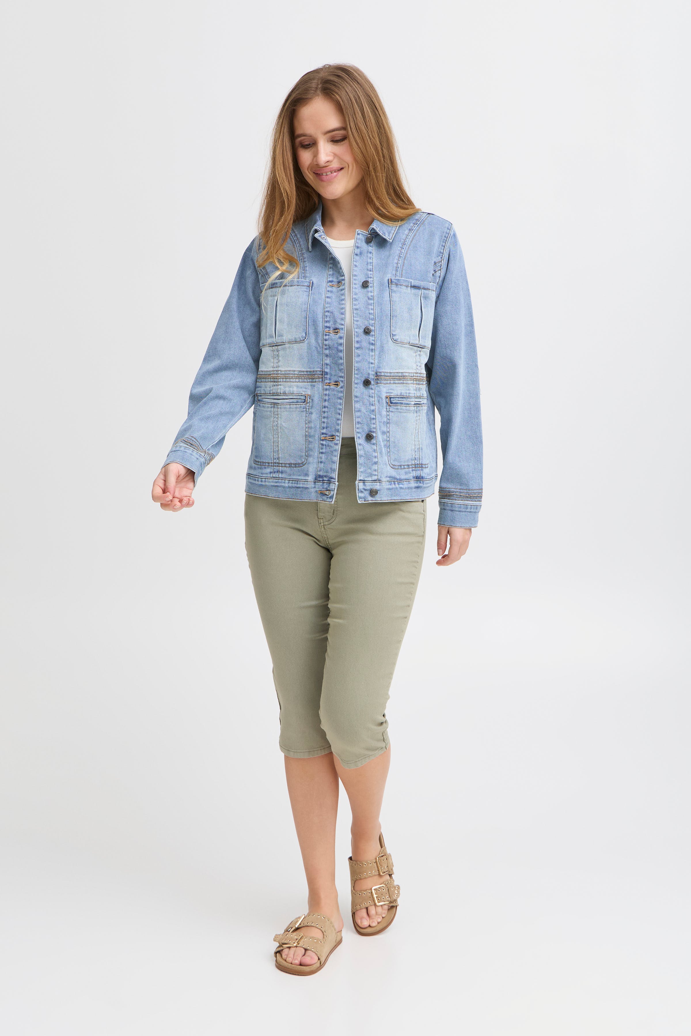 PZKASANDRA Casual jacket LOOKBOOK FRONT 50208647-200008