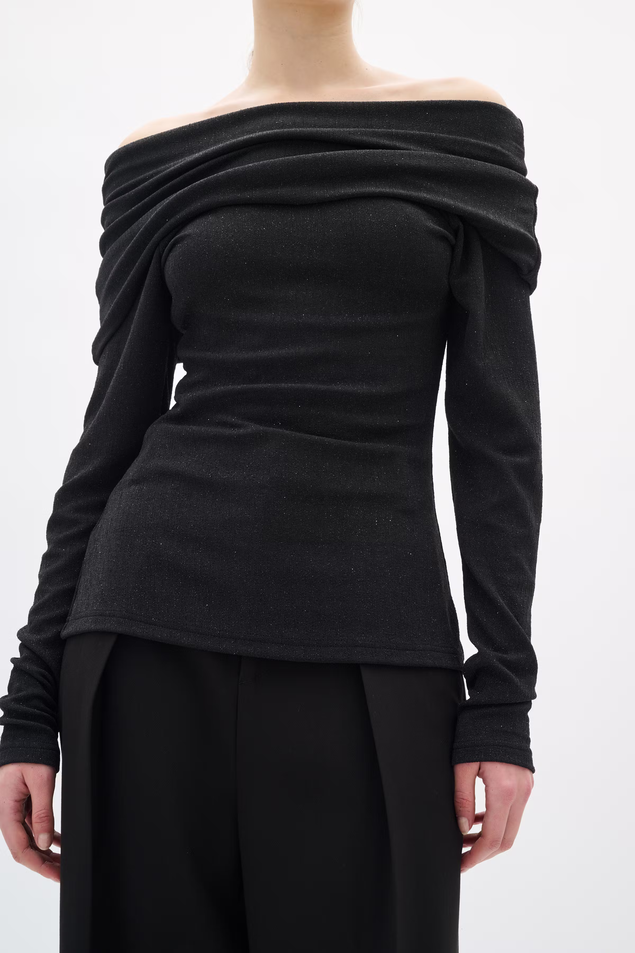 KRITHIW Glitterbluse LOOKBOOK DETAIL 30112124-194008