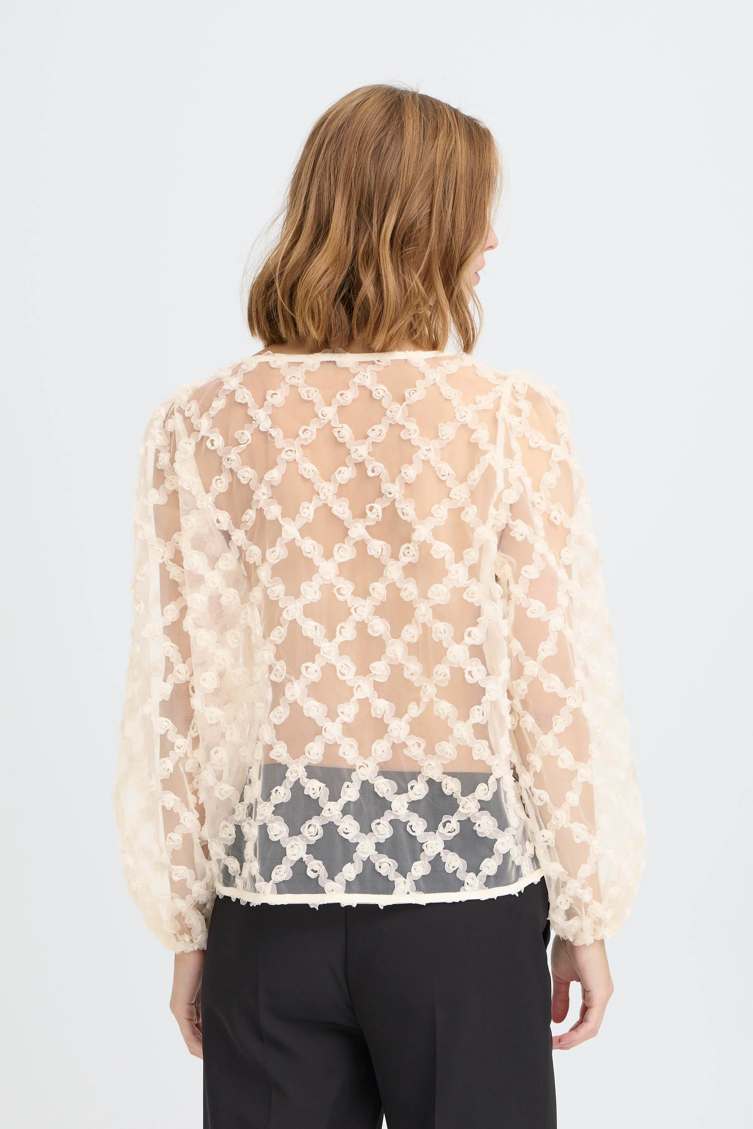 IHELKI Bluse LOOKBOOK BACK 20124697-124301