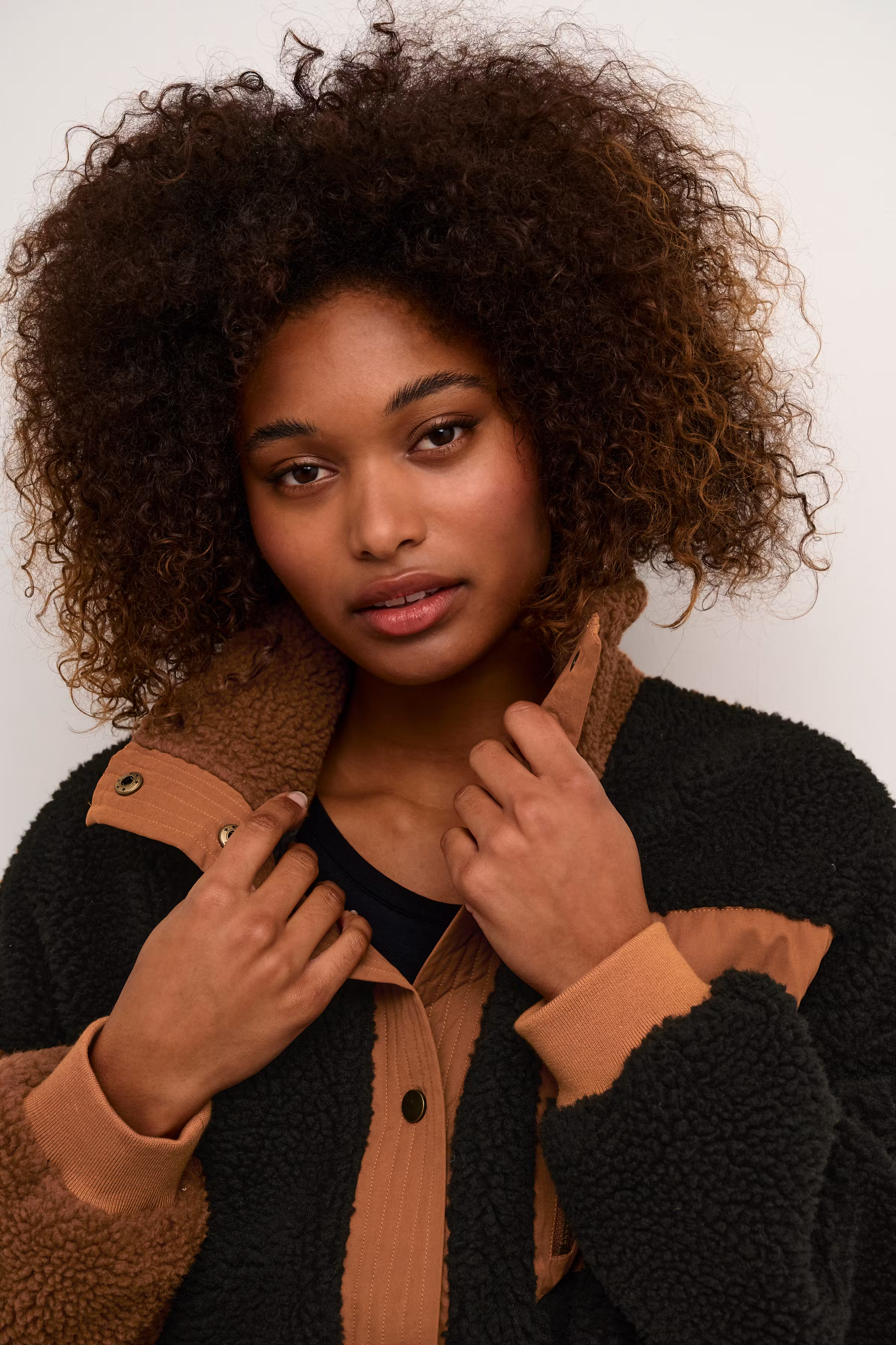 CUtally Teddy fleece jacket LOOKBOOK DETAIL 50109006-500012