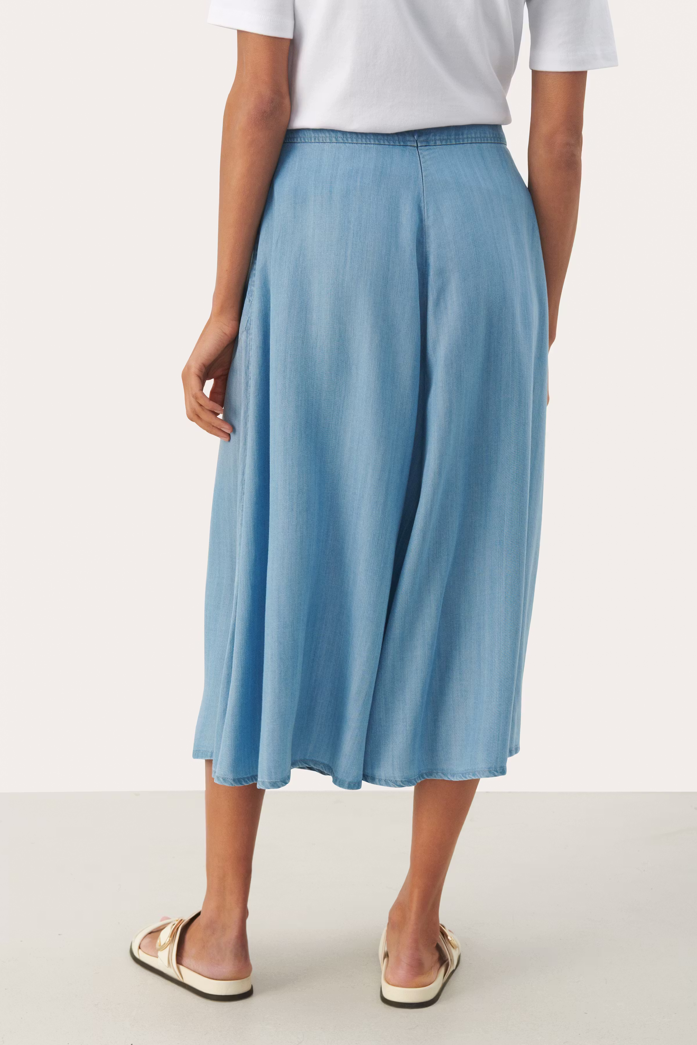 PernillePW Denim skirt LOOKBOOK BACK 30306819-303195