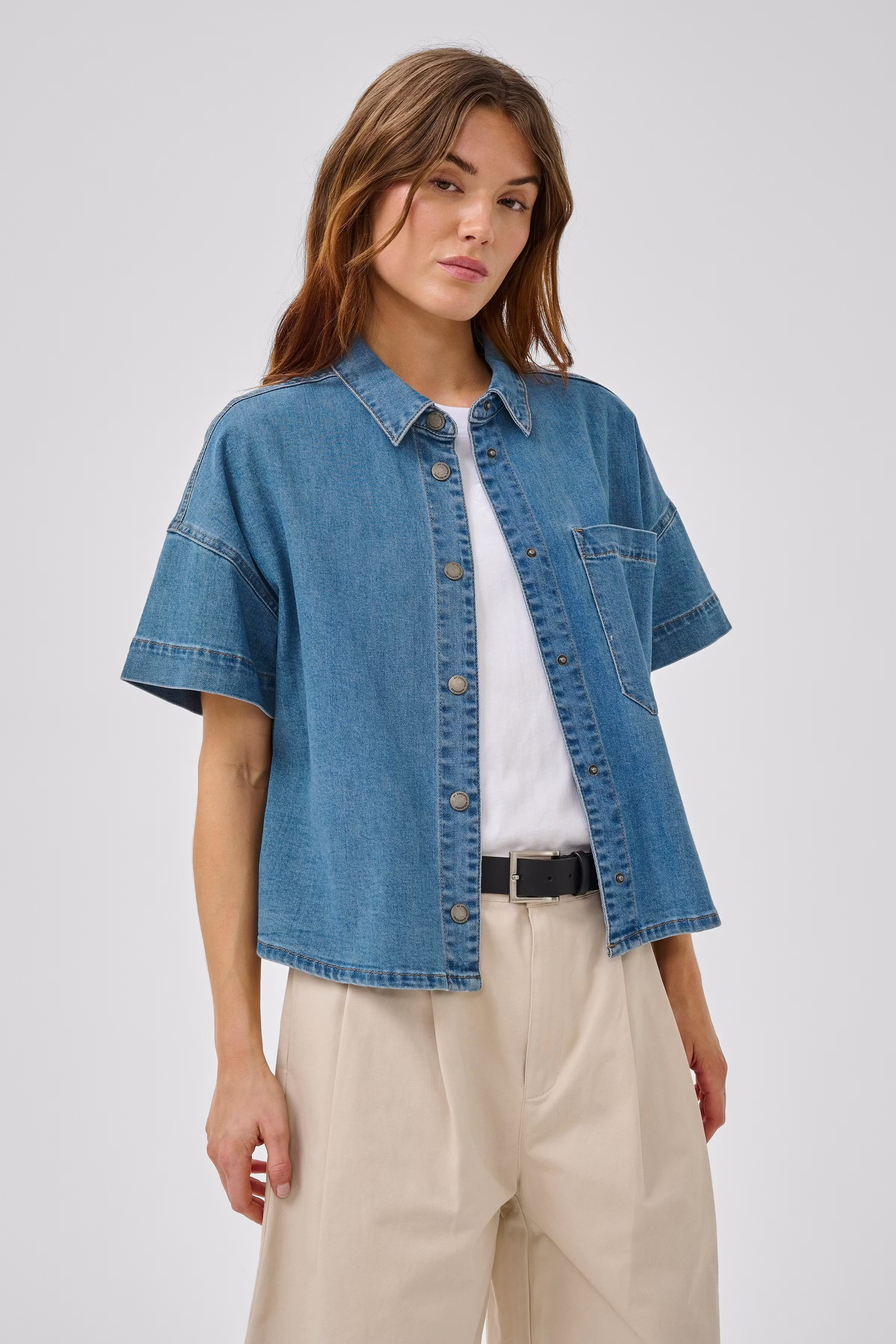 MWLinn Denimskjorte LOOKBOOK DETAIL 10705461-100053