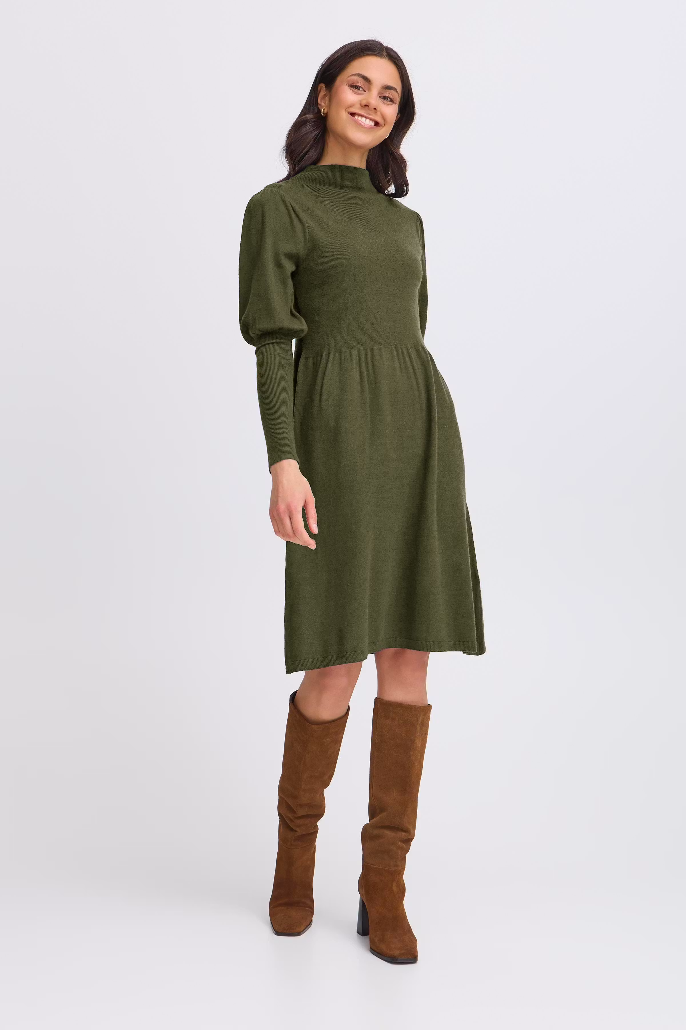 FRDEDINA Kjole LOOKBOOK FRONT 20610155-190419
