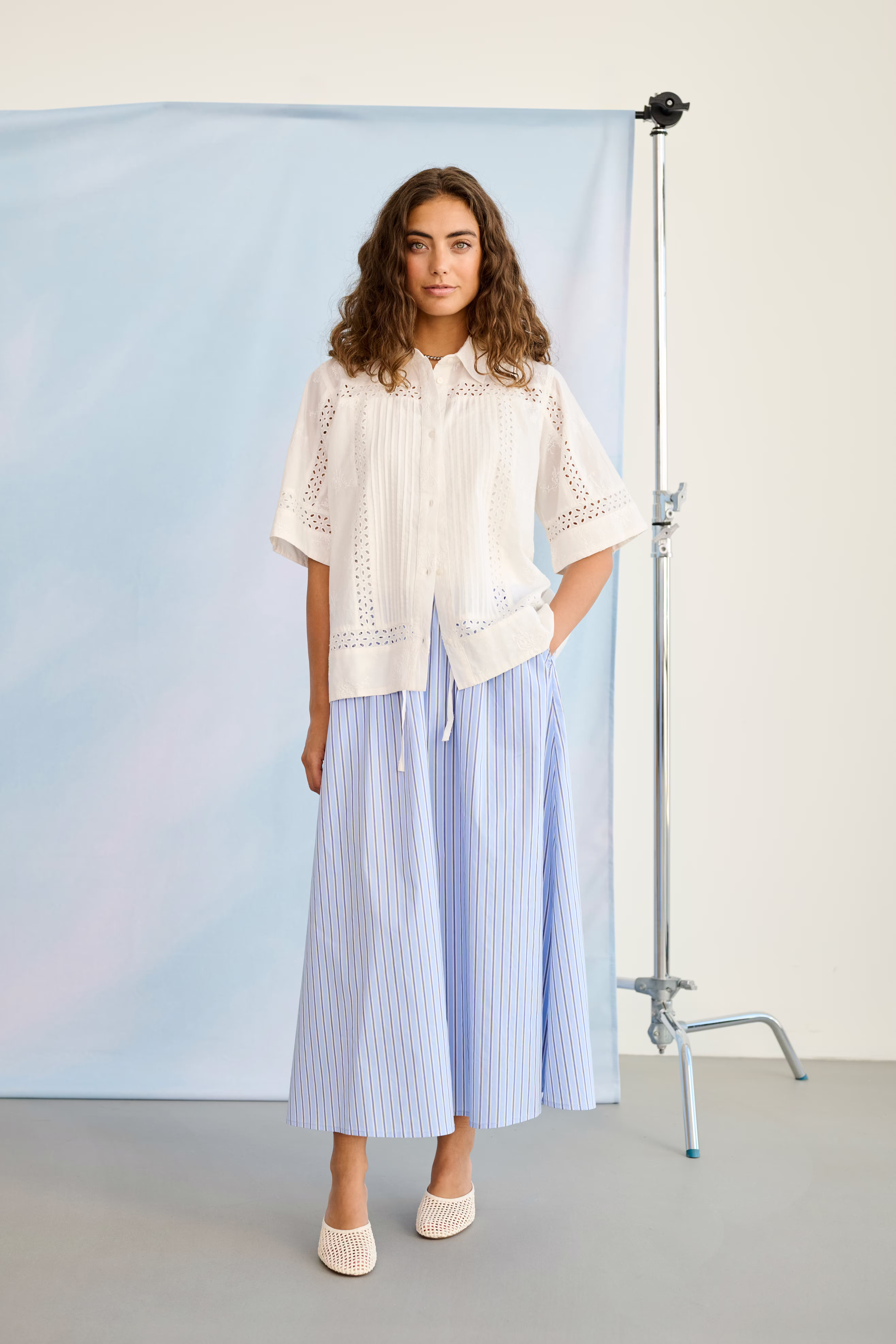 CUsissa Shirt with embroidery LOCATION NONE 50112777-500013