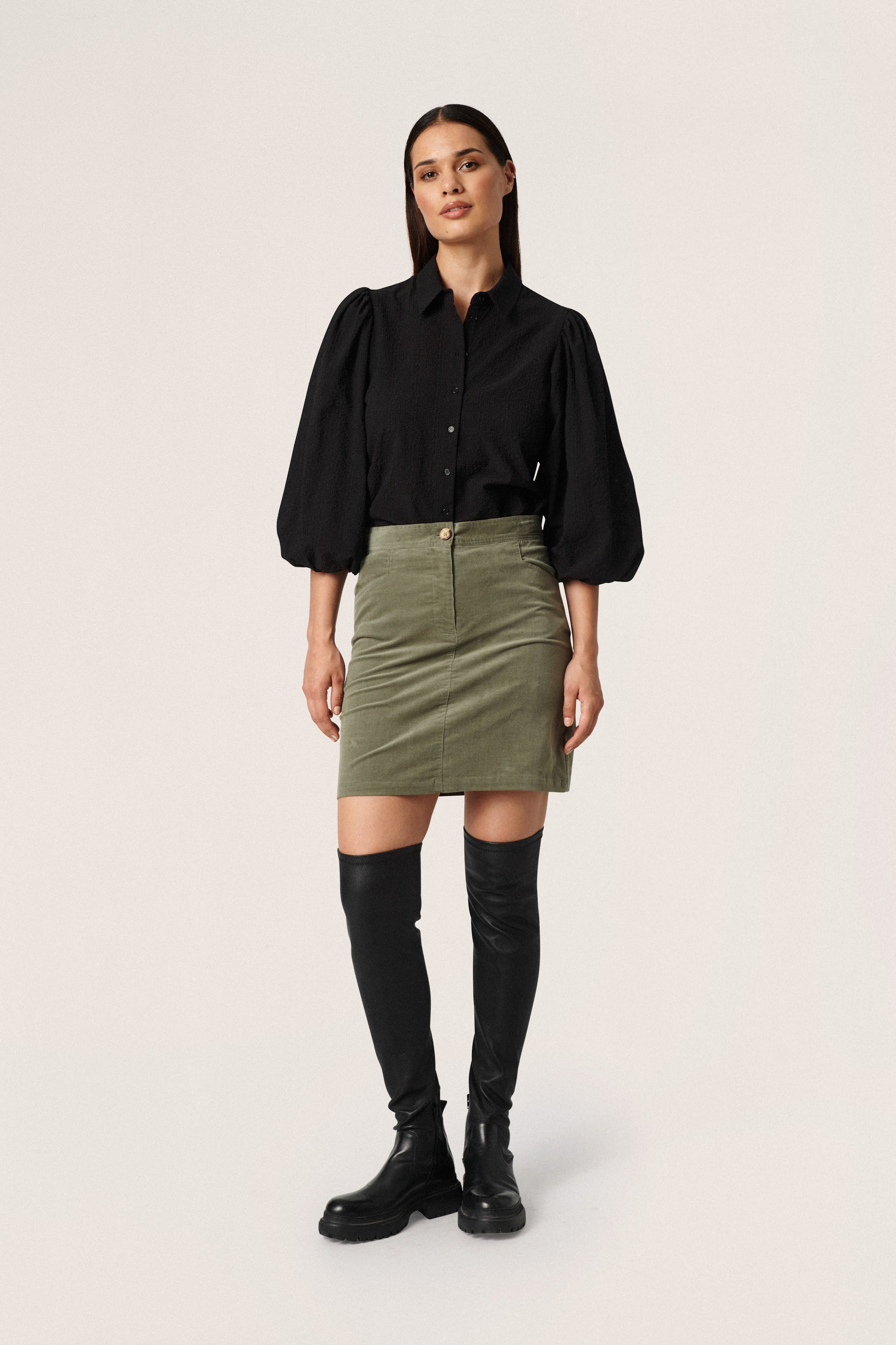 SLJohanne Skirt LOOKBOOK FRONT 30406380-180517