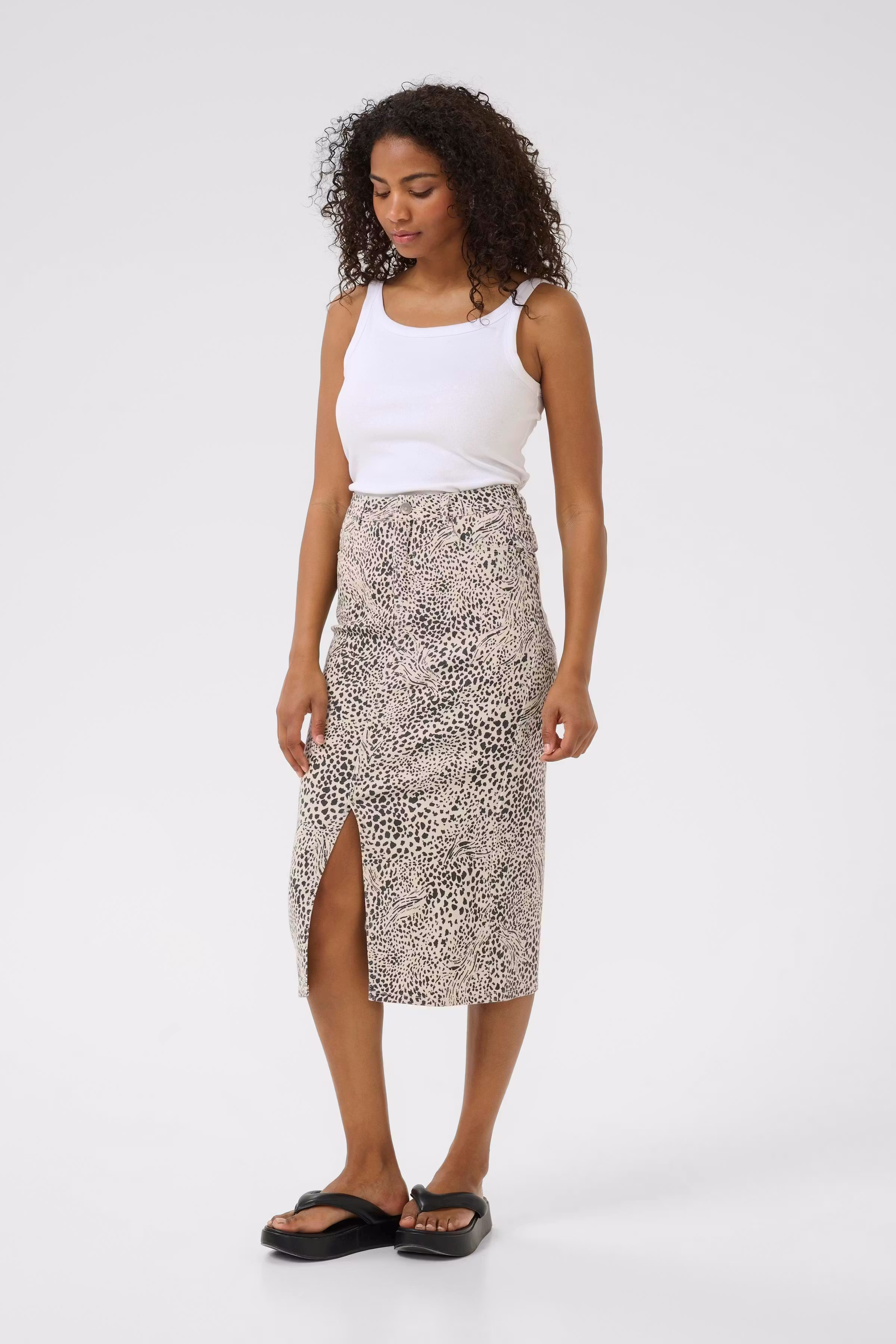 KAlisa Denimnederdel LOOKBOOK FRONT 10509882-107403