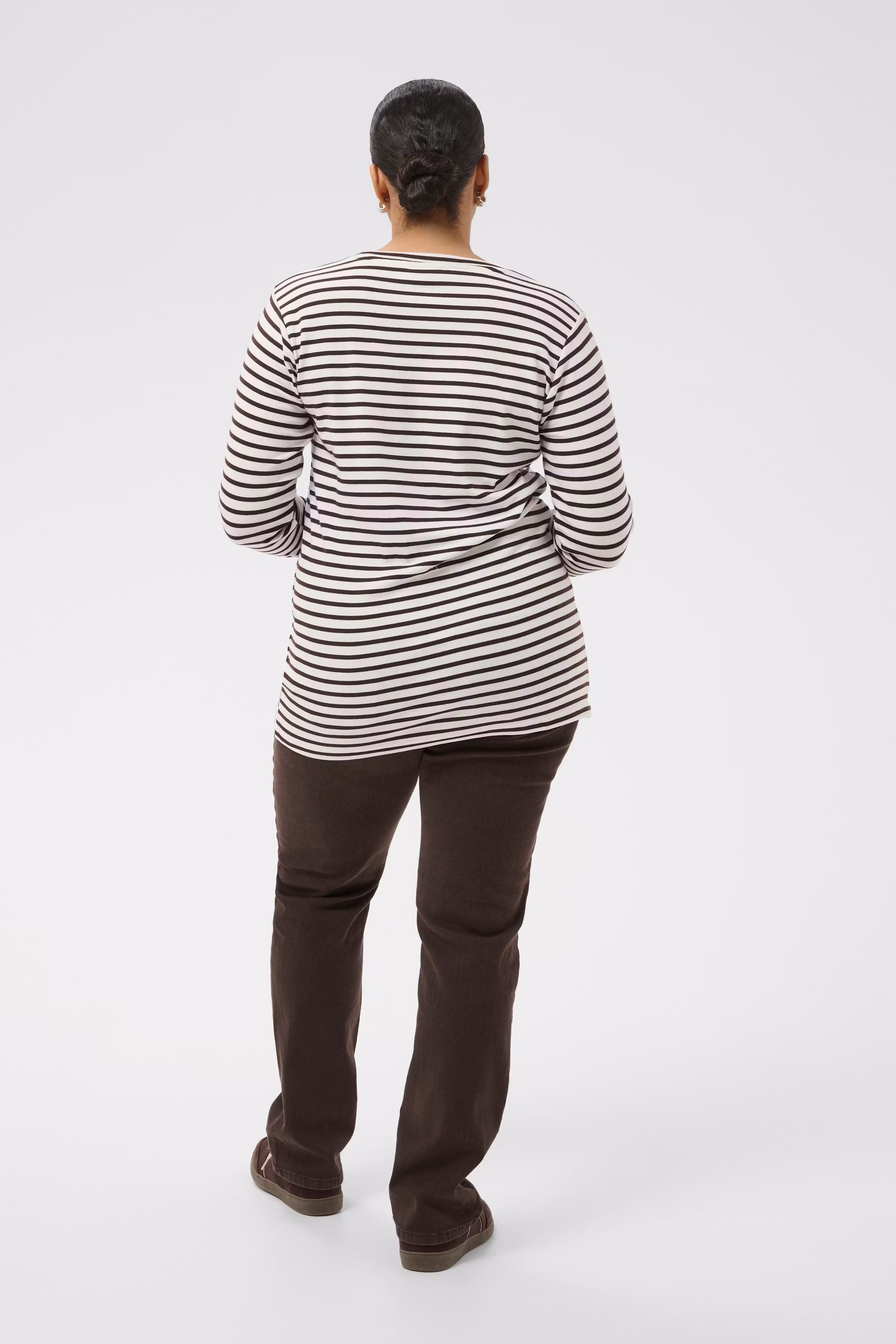 KClia Stribet Langærmet T-shirt LOOKBOOK BACK 10580179-109660