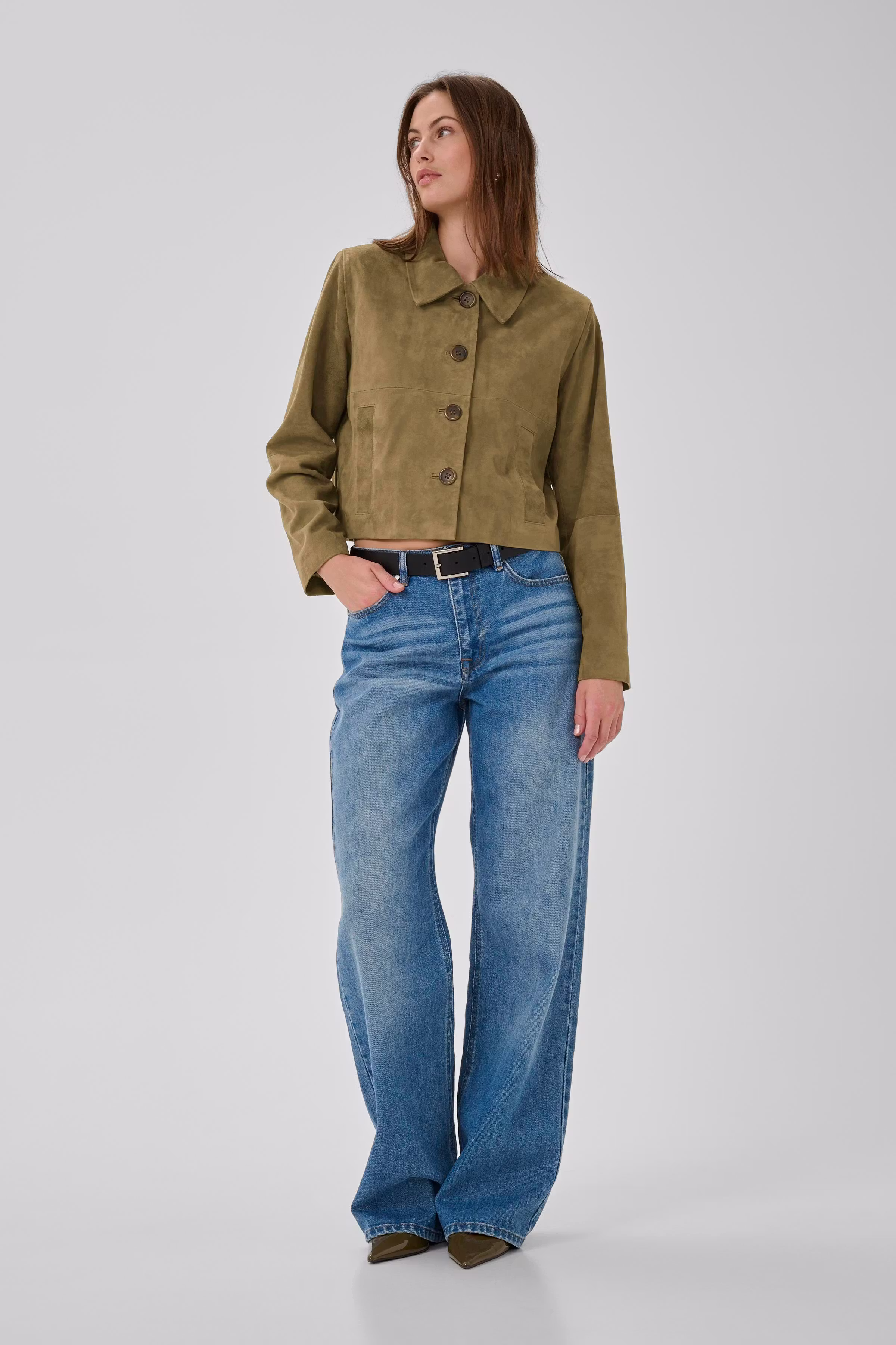 PetraMW Suede jacket LOOKBOOK FRONT 10705274-180820