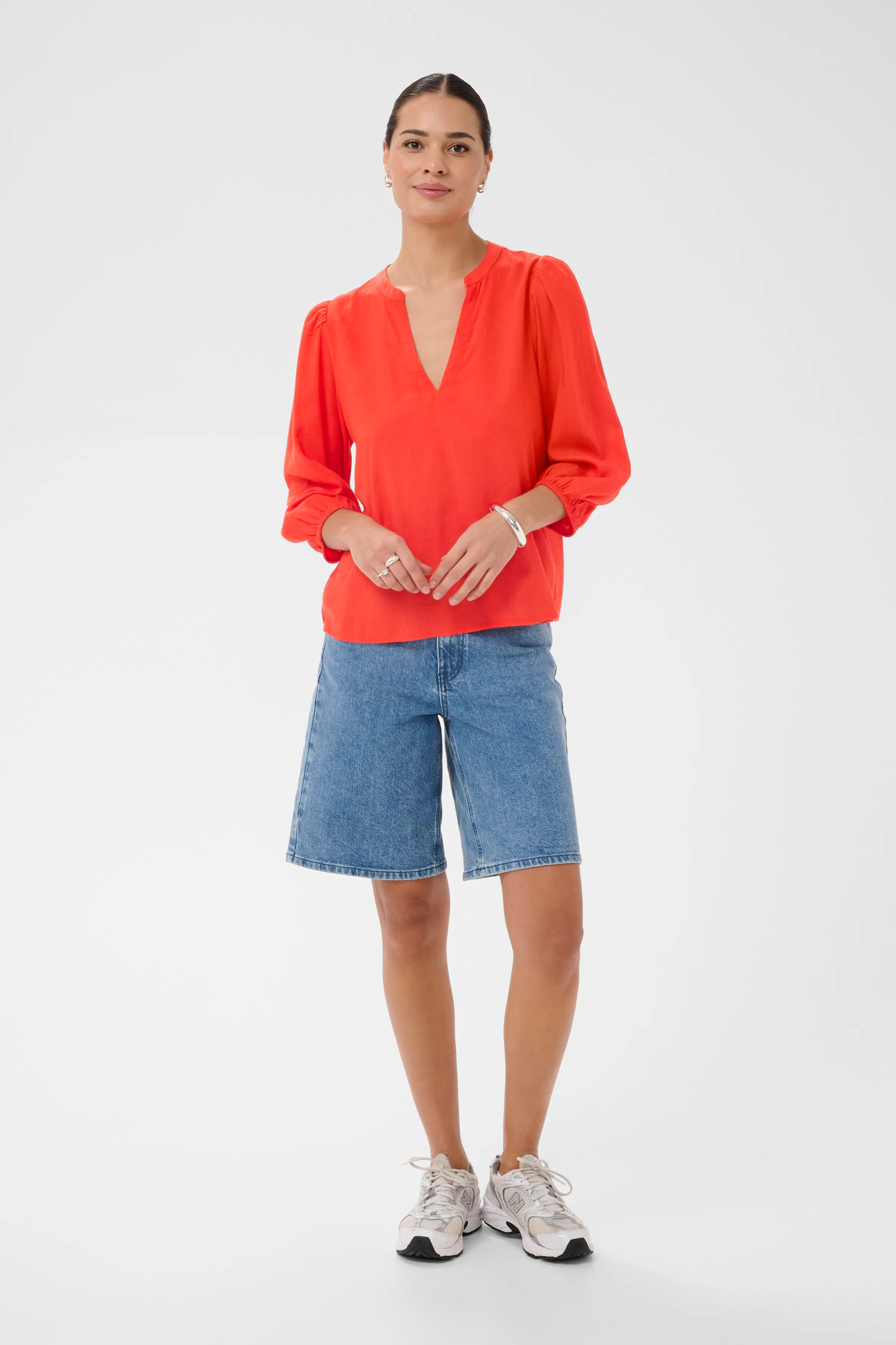 KAmilia Linne Top LOOKBOOK FRONT 10511457-171664