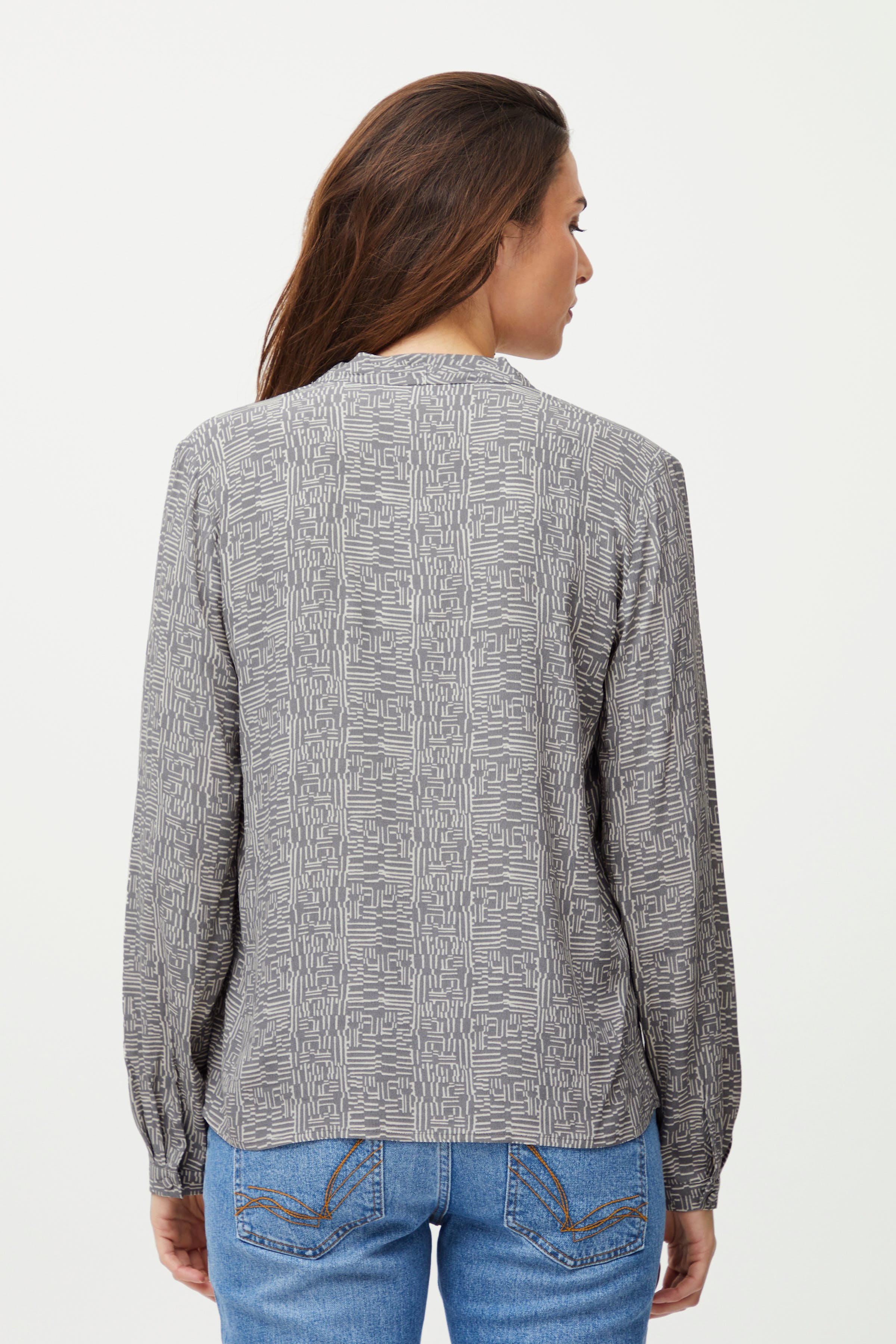 PZGENE Bluse LOOKBOOK BACK 50207866-202865