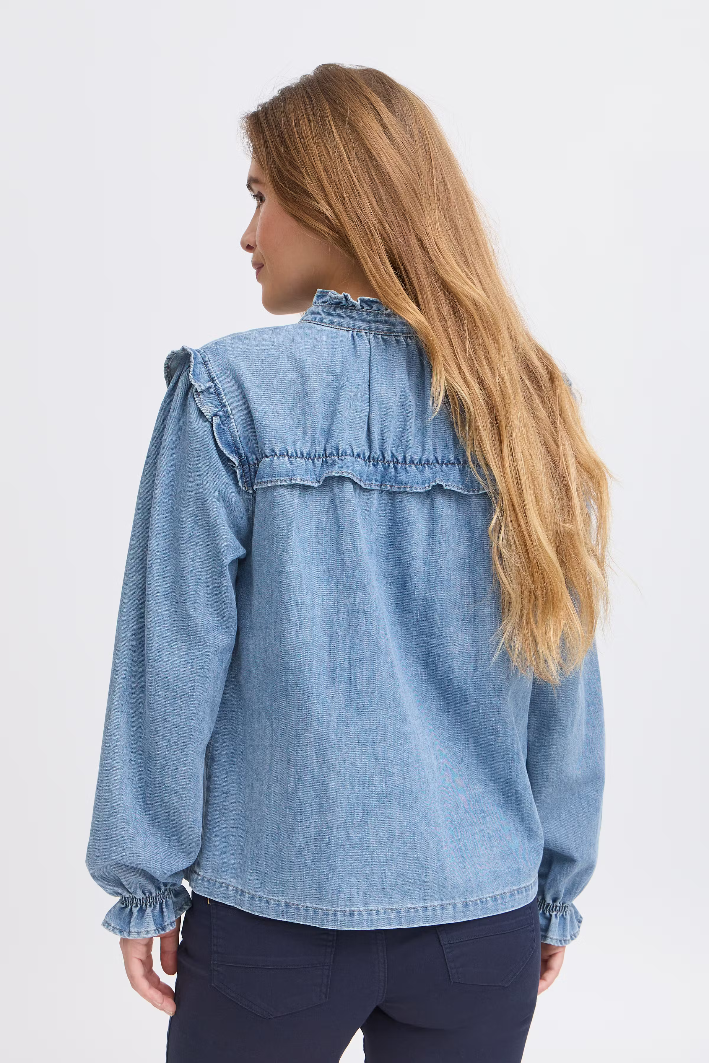 PZMALIA Skjorte LOOKBOOK BACK 50208856-200008